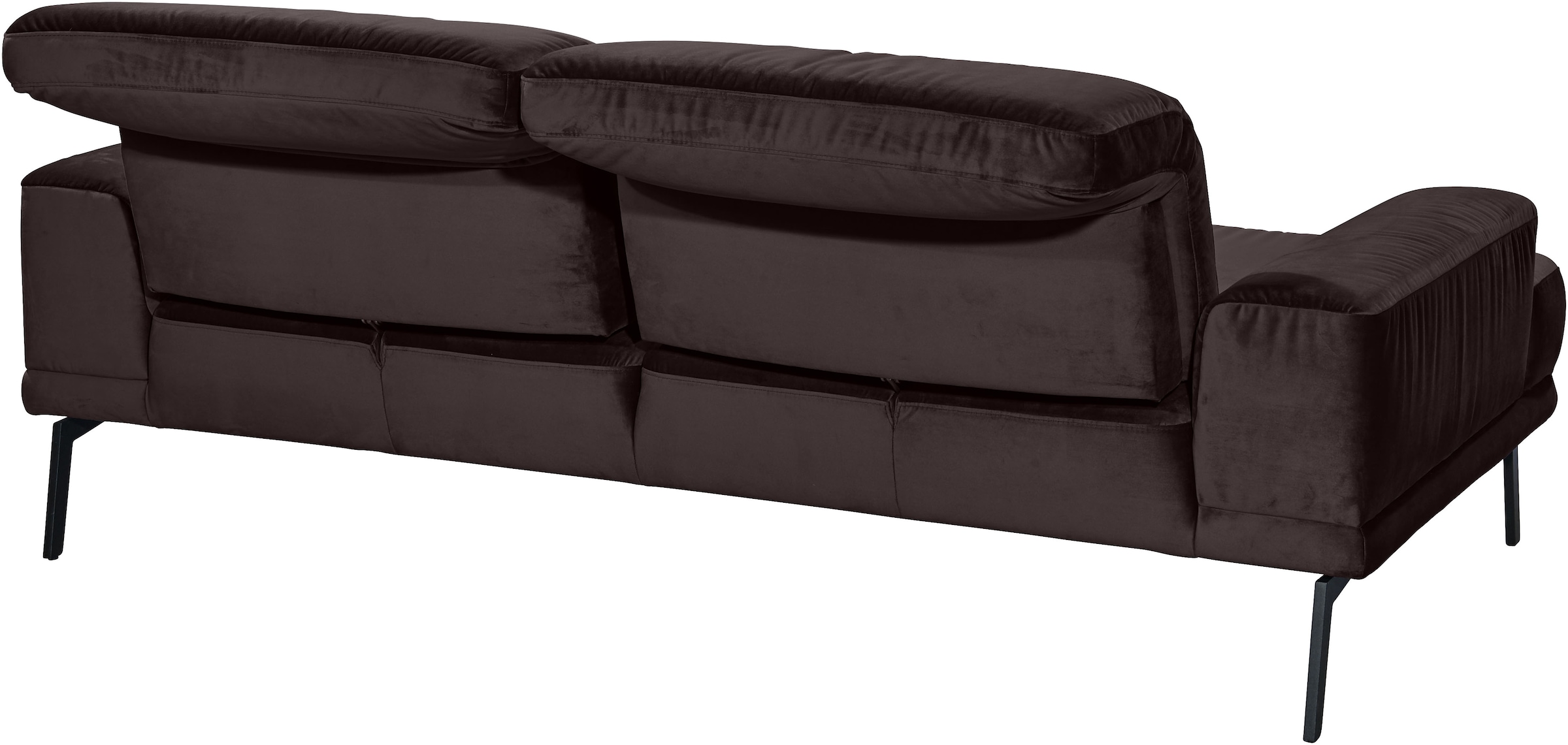 Musterring 3-Sitzer »MR 4580«, inkl. Kopf- und Sitztiefenverstellung, Fuß schwarz, B228 x T103 cm