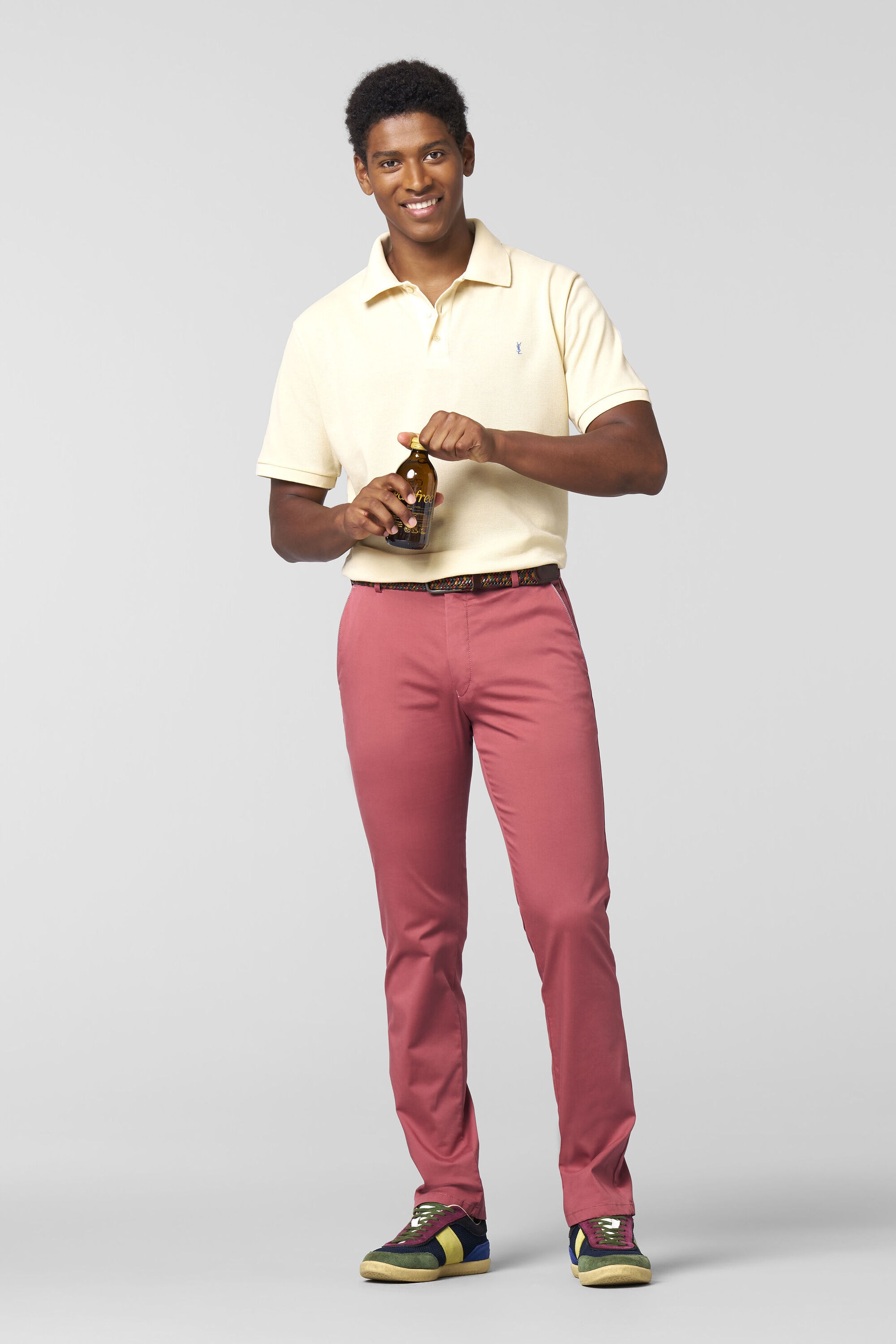 MEYER Chinos »NEW YORK Art.1-8130«  mit buntgewebtem Innenfutter