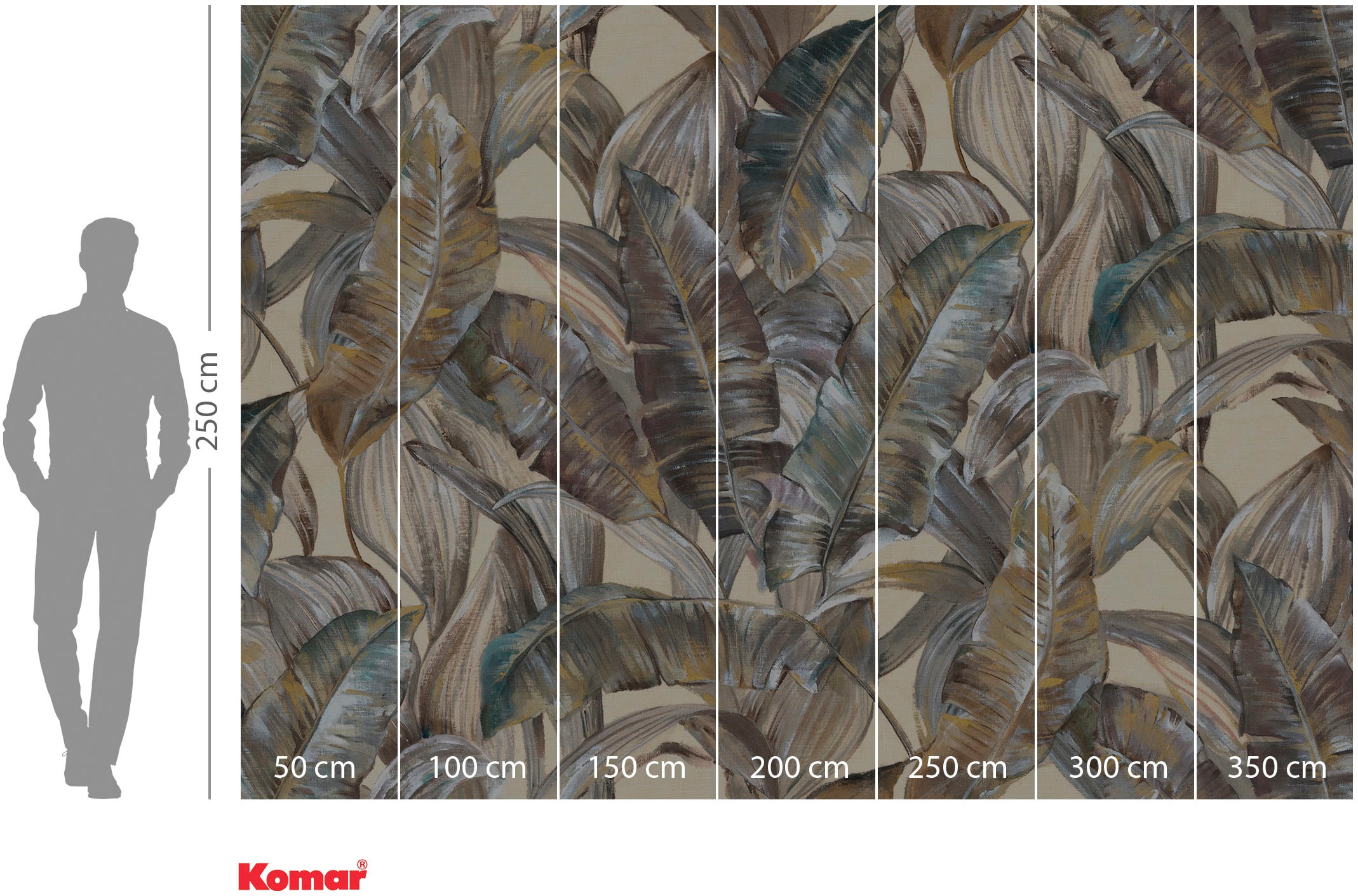 Komar Fototapete »Mae«, bedruckt, 350 x 250 cm (Breite x Höhe) - Tapete, Vlies, Wohnzimmer, Schlafzimmer