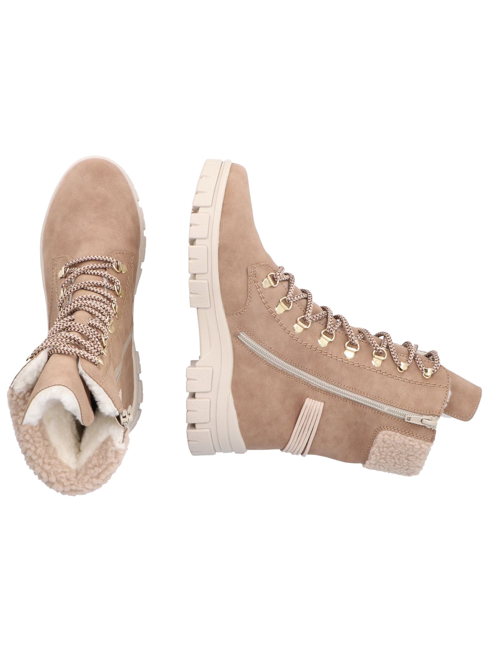 Rieker Schnürstiefelette »Rieker Stiefelette Lederimitat/Textil«