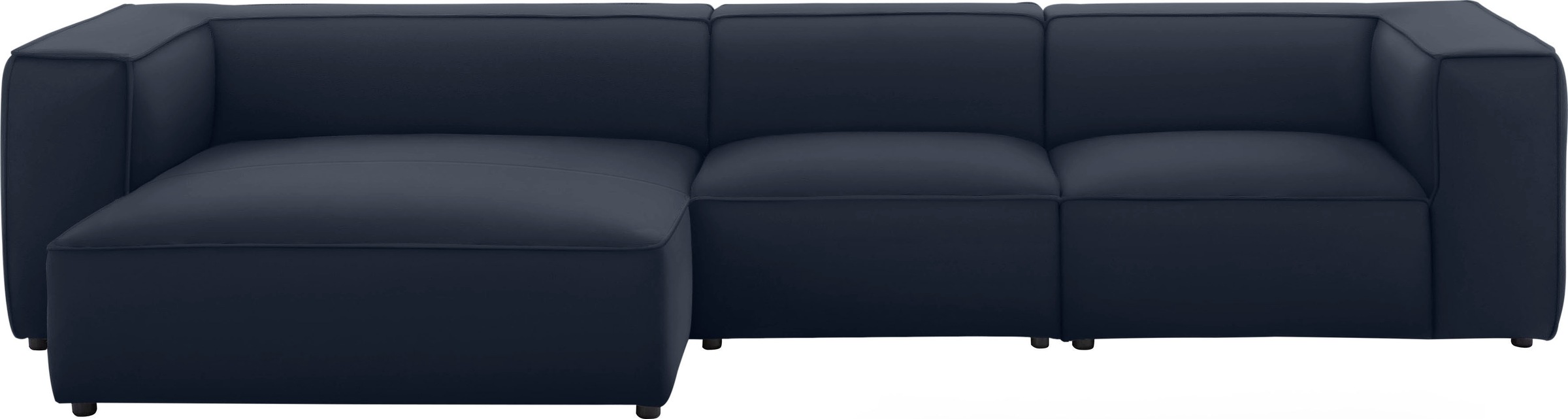 W.SCHILLIG Ecksofa "around-the-block", mit eleganter Biese, mit Federkern, günstig online kaufen