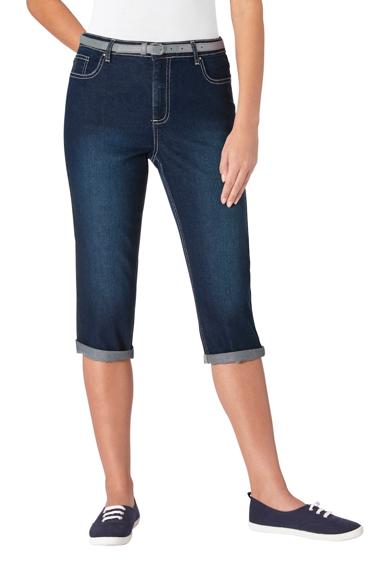 Casual Looks Caprijeans, (1 tlg.)