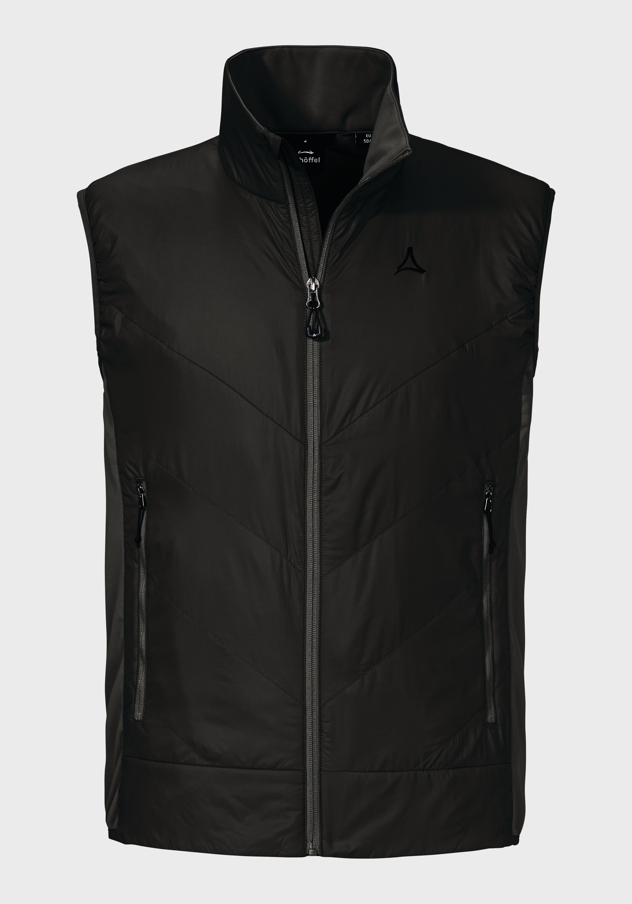 SCHÖFFEL Herren Funktionsweste "Hiking Hybrid Vt Style Cascata MNS", schwarz, Gr. 50, Oberstoff: 100% Nylon; Futter: 100% Polyester; Wattierung: 100%