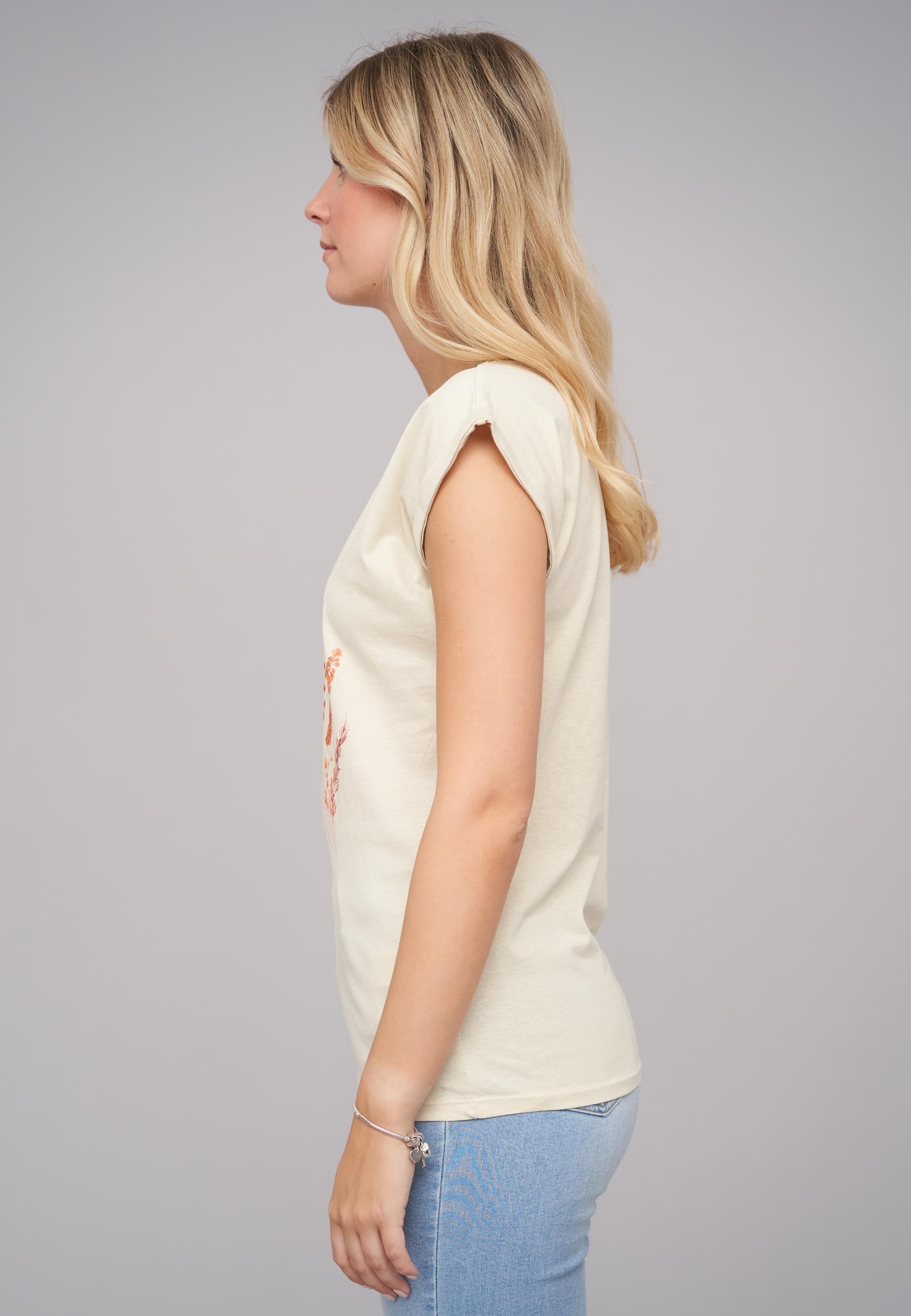 CLOUD 5IVE T-Shirt »CLOUD 5IVE Ladies Wildflower Sand Tee«, (1 tlg.)