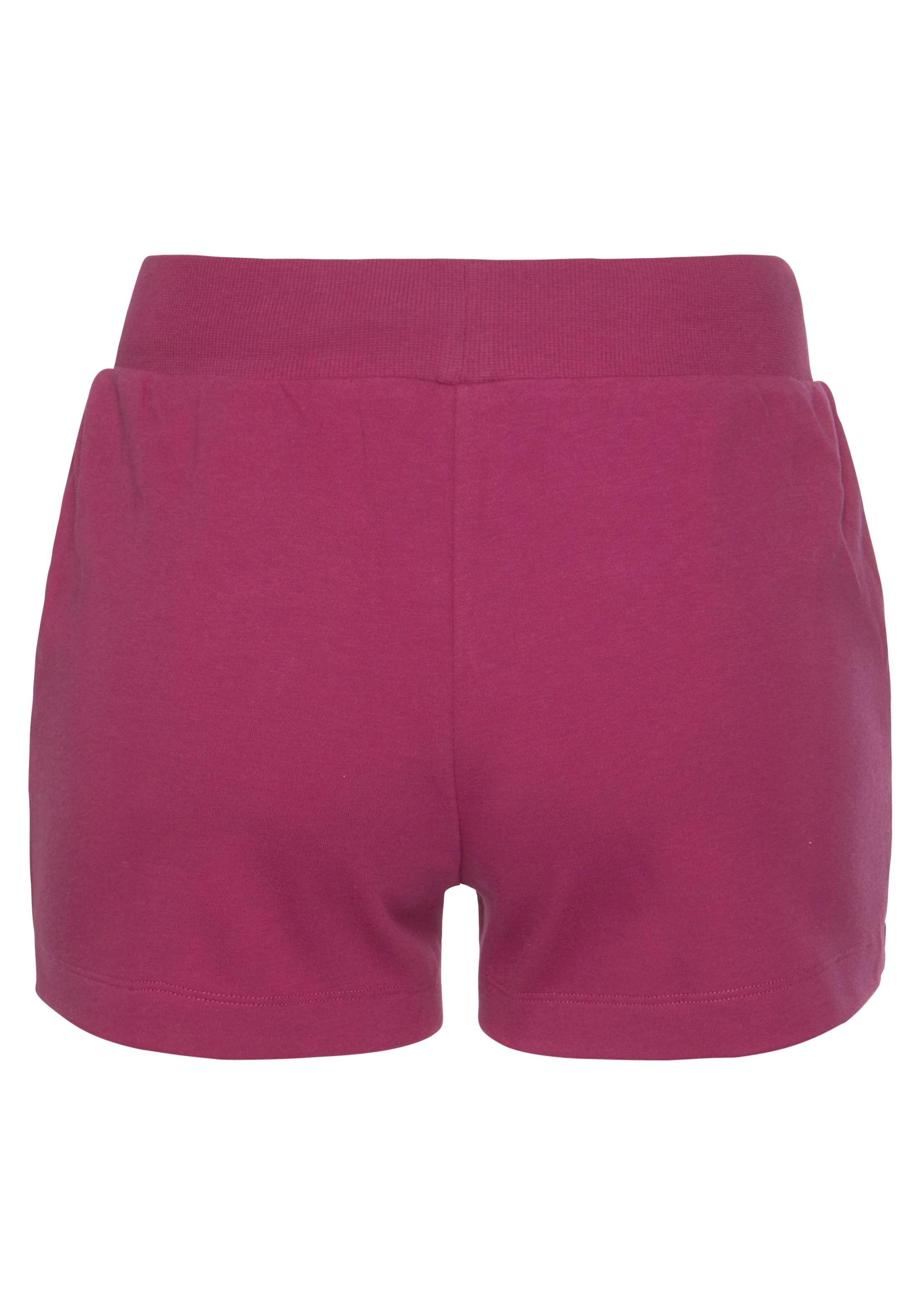 Bench. Loungewear Sweatshorts, mit glänzender Logostickerei, Loungewear, Loungeanzug