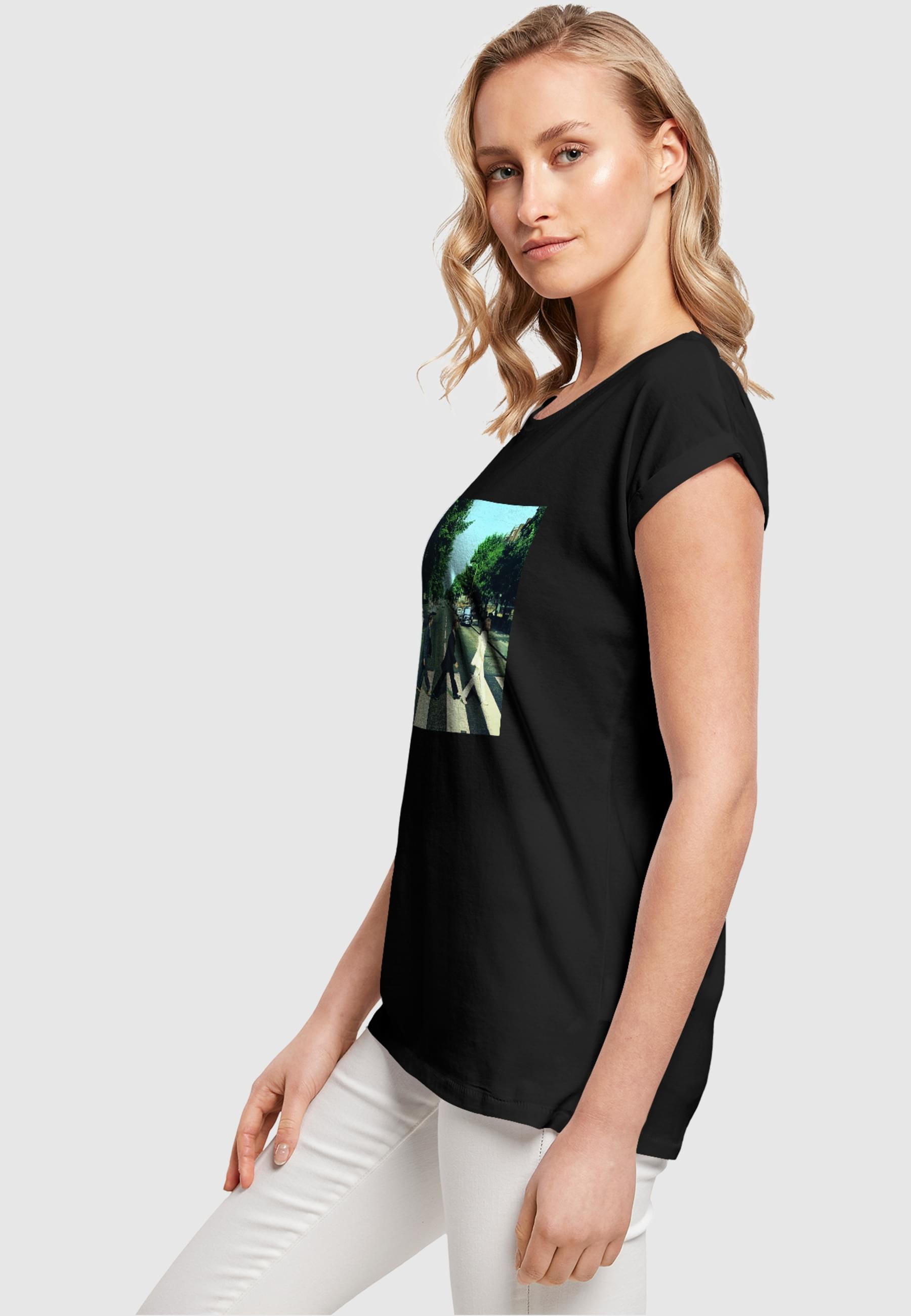 Merchcode T-Shirt »Damen Ladies Beatles - Album Abbey Road T-Shirt«, (1 tlg.)