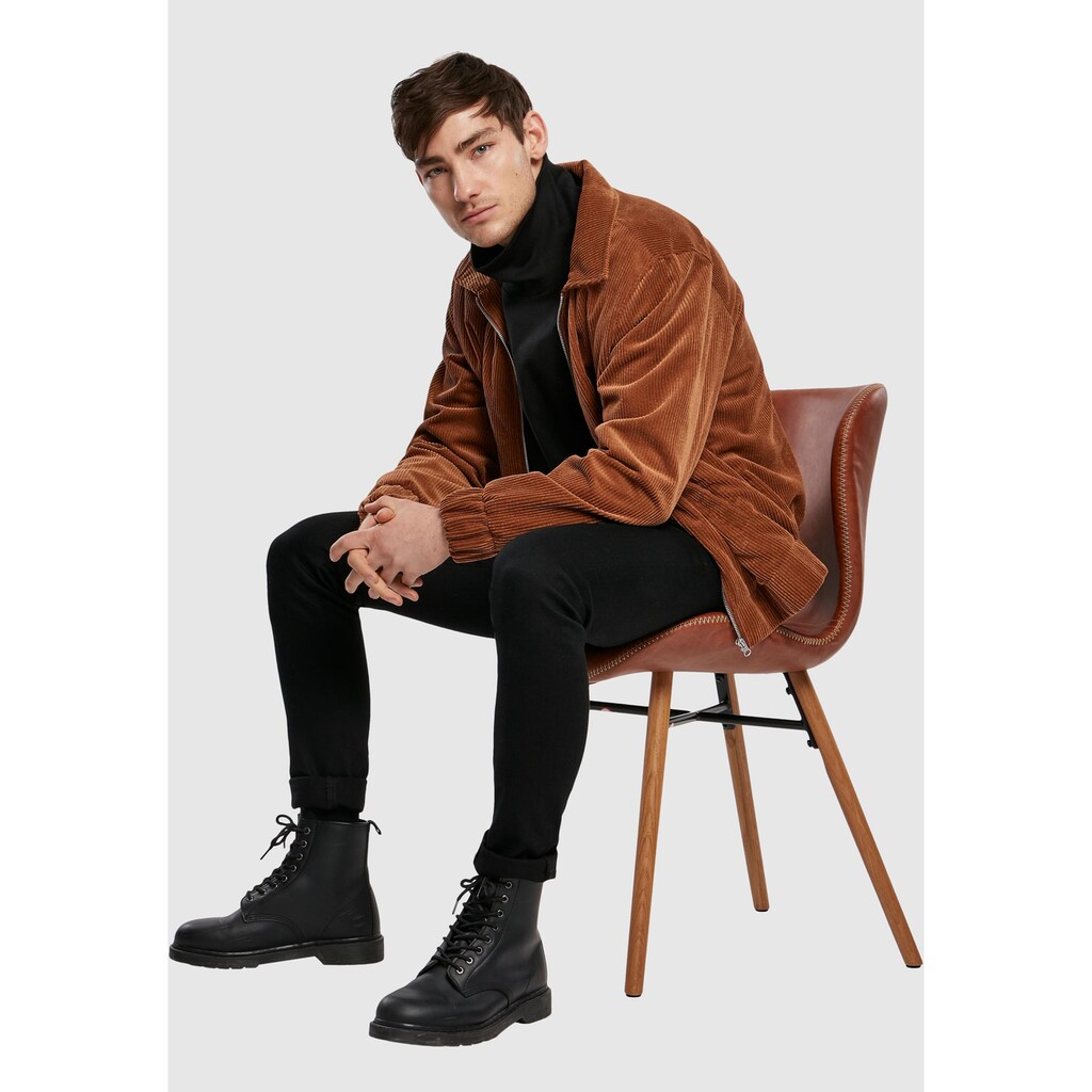 URBAN CLASSICS Outdoorjacke »Herren Boxy Corduroy Jacket«, (1 St.), ohne Kapuze