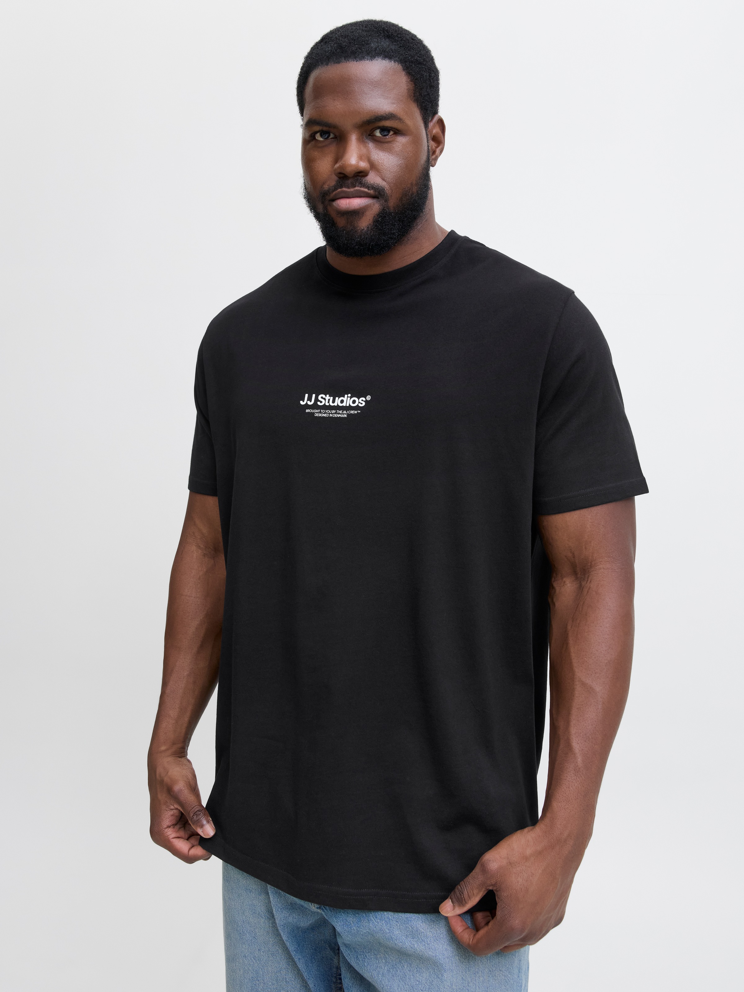 Jack & Jones PlusSize T-Shirt "JJESOHO TEE SS CREW NECK NOOS PLS", mit Logo günstig online kaufen