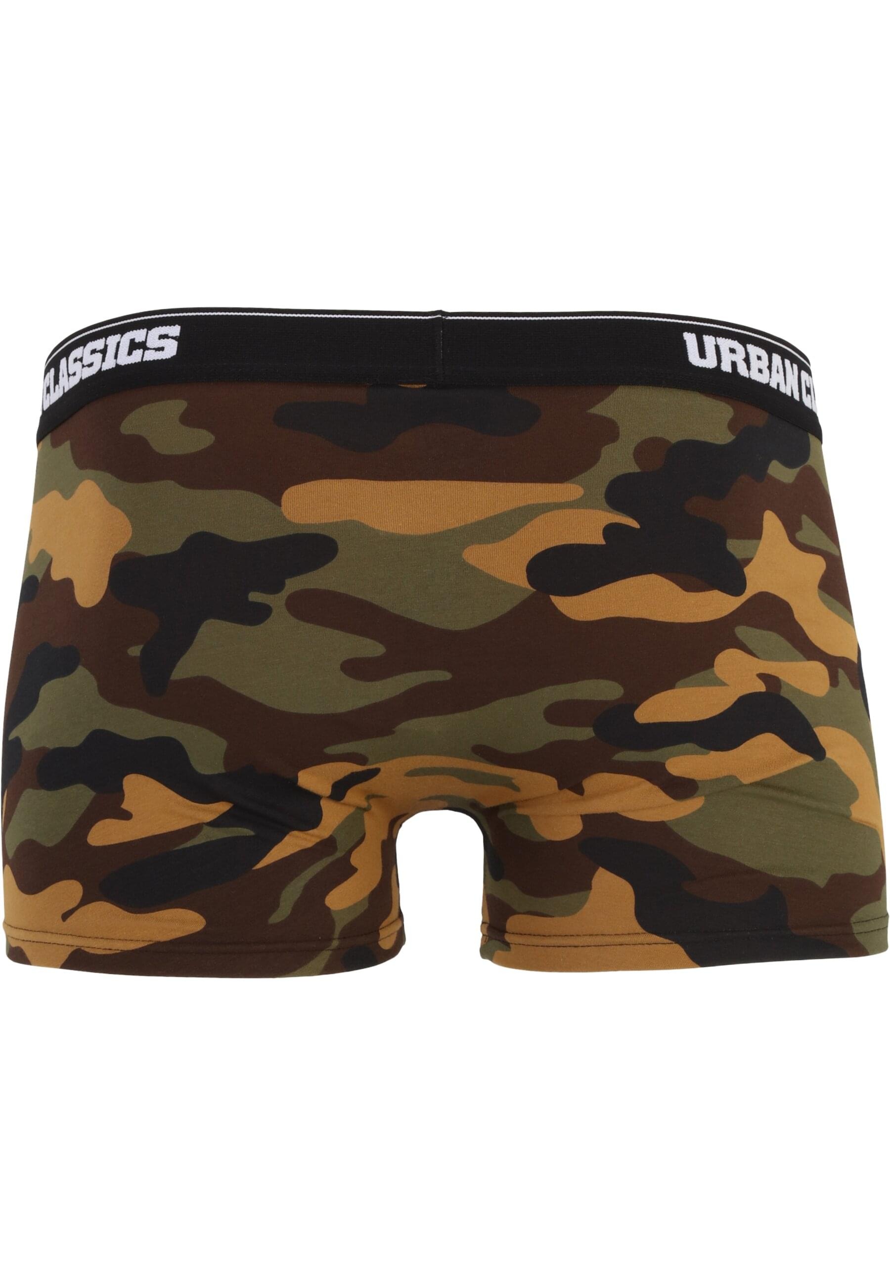 URBAN CLASSICS Boxershorts »Urban Classics Herren 2-Pack Camo Boxer Shorts«, (1 St.)