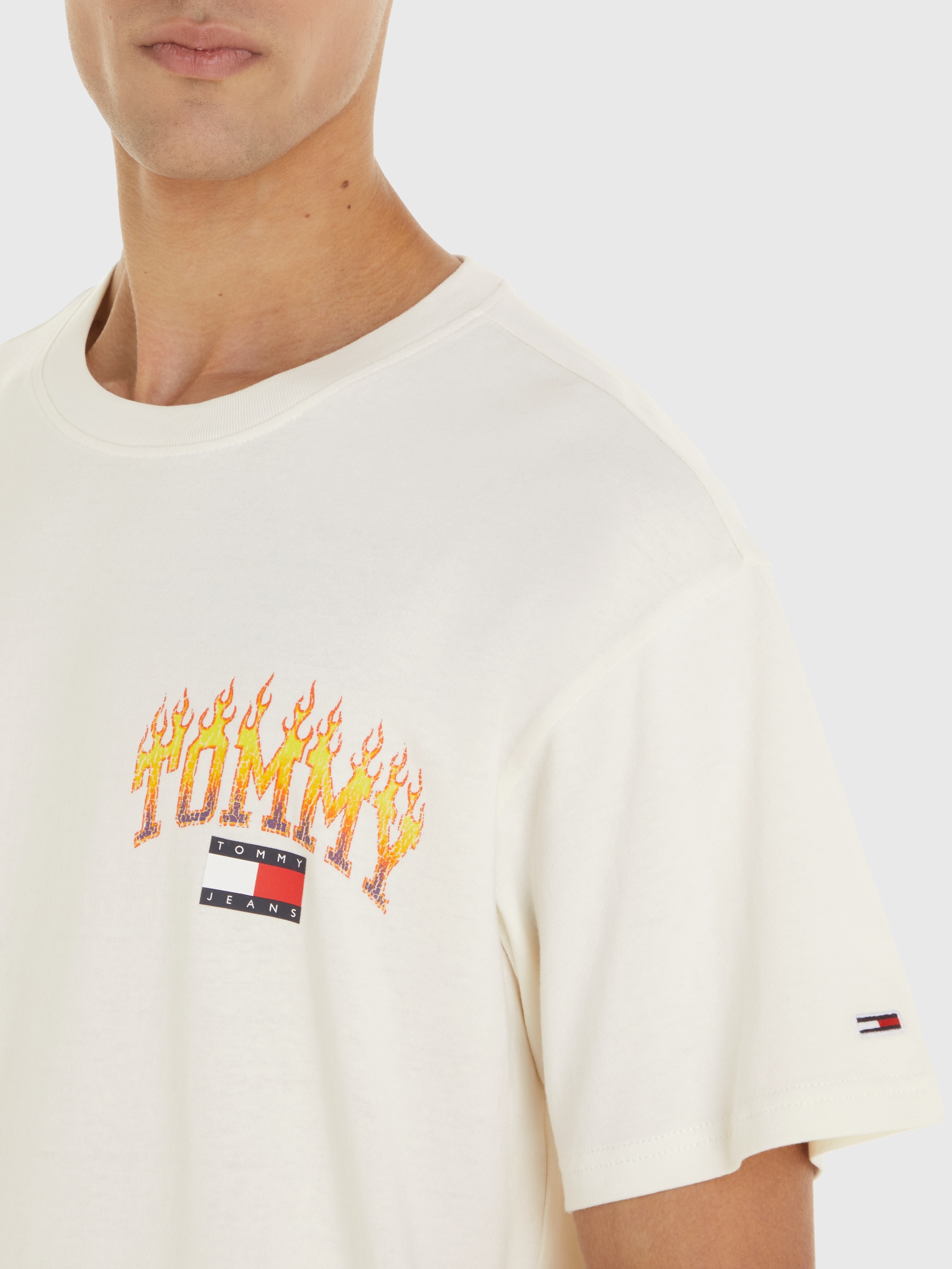 Tommy Jeans T-Shirt BAUR VINTAGE FLAME | »TJM ▷ kaufen RLX TEE«