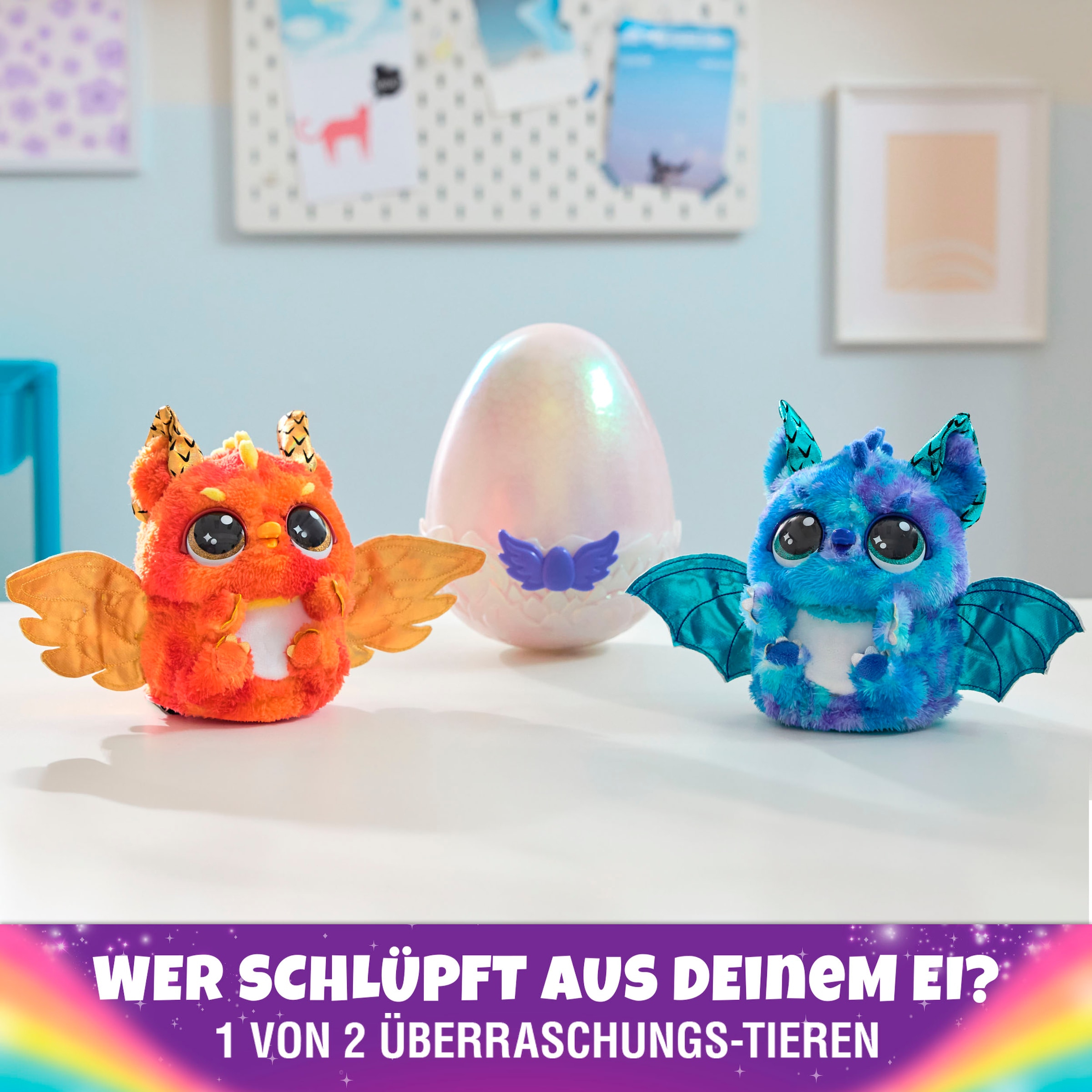 Spin Master Spielfigur »Hatchimals Big Egg - Secret Hatch Draggle«, mit Licht und Sound