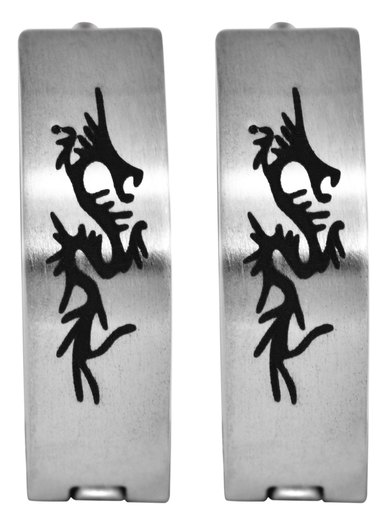 Adelia´s Klappcreolen »Damen Ohrringe – Klappcreole aus Edelstahl« Zum Verschenken – passend für viele Anlässe