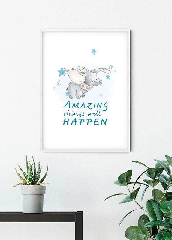 Komar Poster »Dumbo Amazing«, Disney, (1 St.), Kinderzimmer, Schlafzimmer,  Wohnzimmer | BAUR