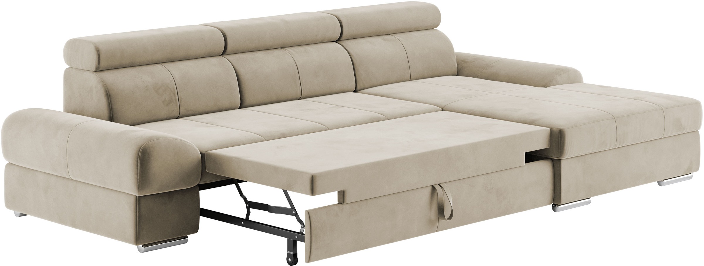 sit&more Ecksofa »Broadway L-Form«, inklusive Kopfteilverstellung, wahlweise mit Bettfunktion
