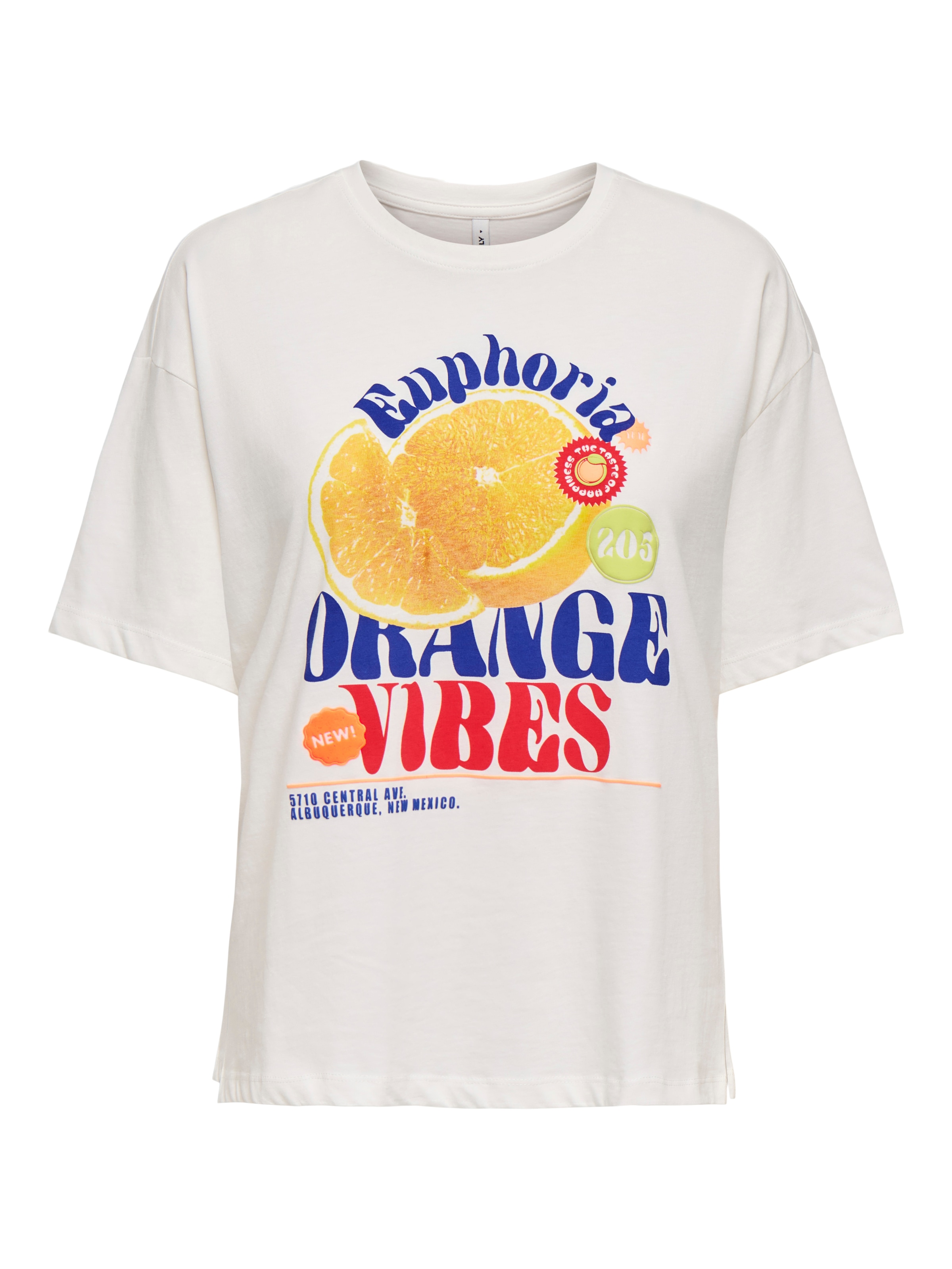 ONLY Kurzarmshirt »ONLBOLETTE LIFE S/S TOP BOX CC JRS« mit auffälligem Print