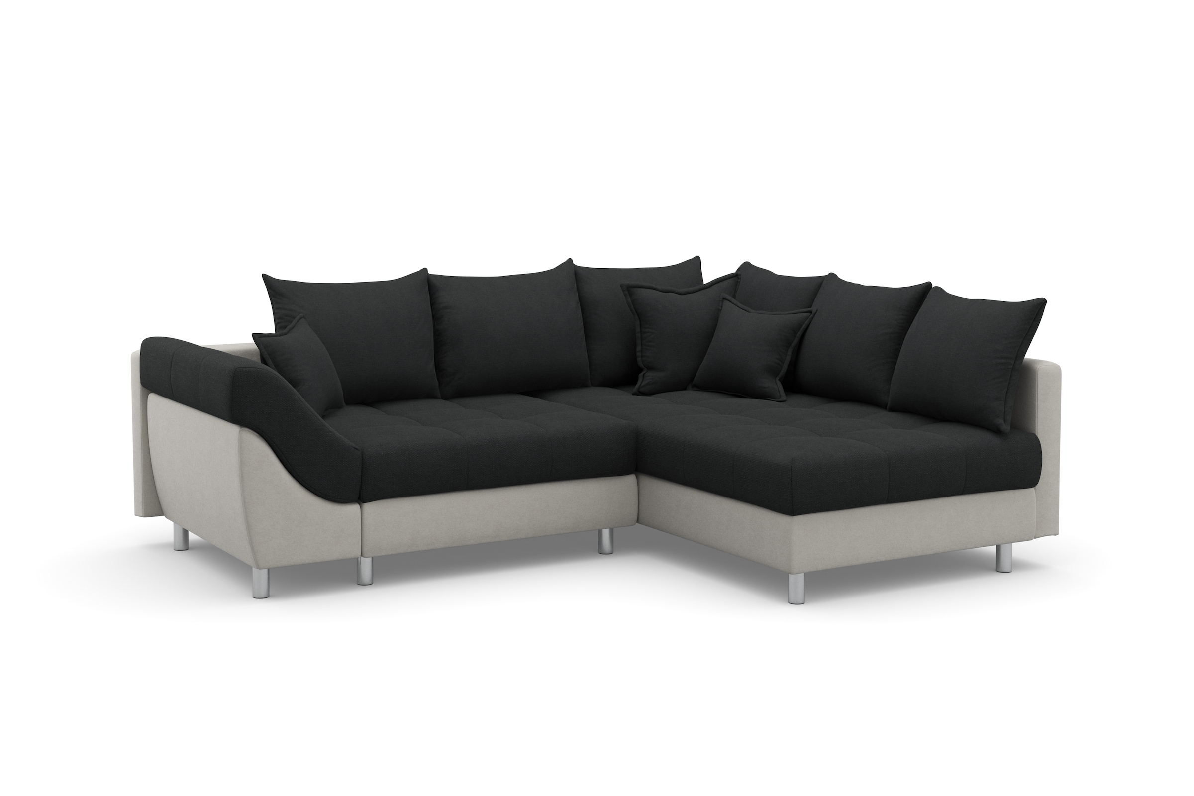 COLLECTION AB Ecksofa Joseli, mit Zier- und Rückenkissen, komfortable Schan günstig online kaufen