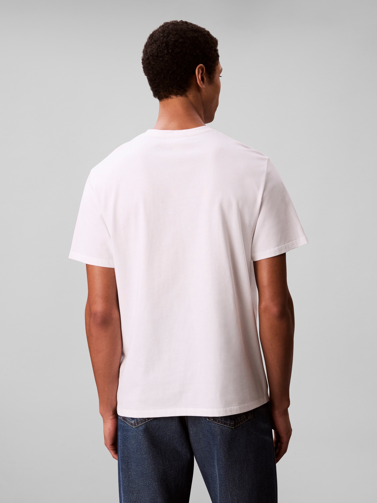 Calvin Klein T-Shirt »SS 20S EU CK OVERLAP GRAPHIC TEE«, Mit Rundhalsausschnitt, regular fit