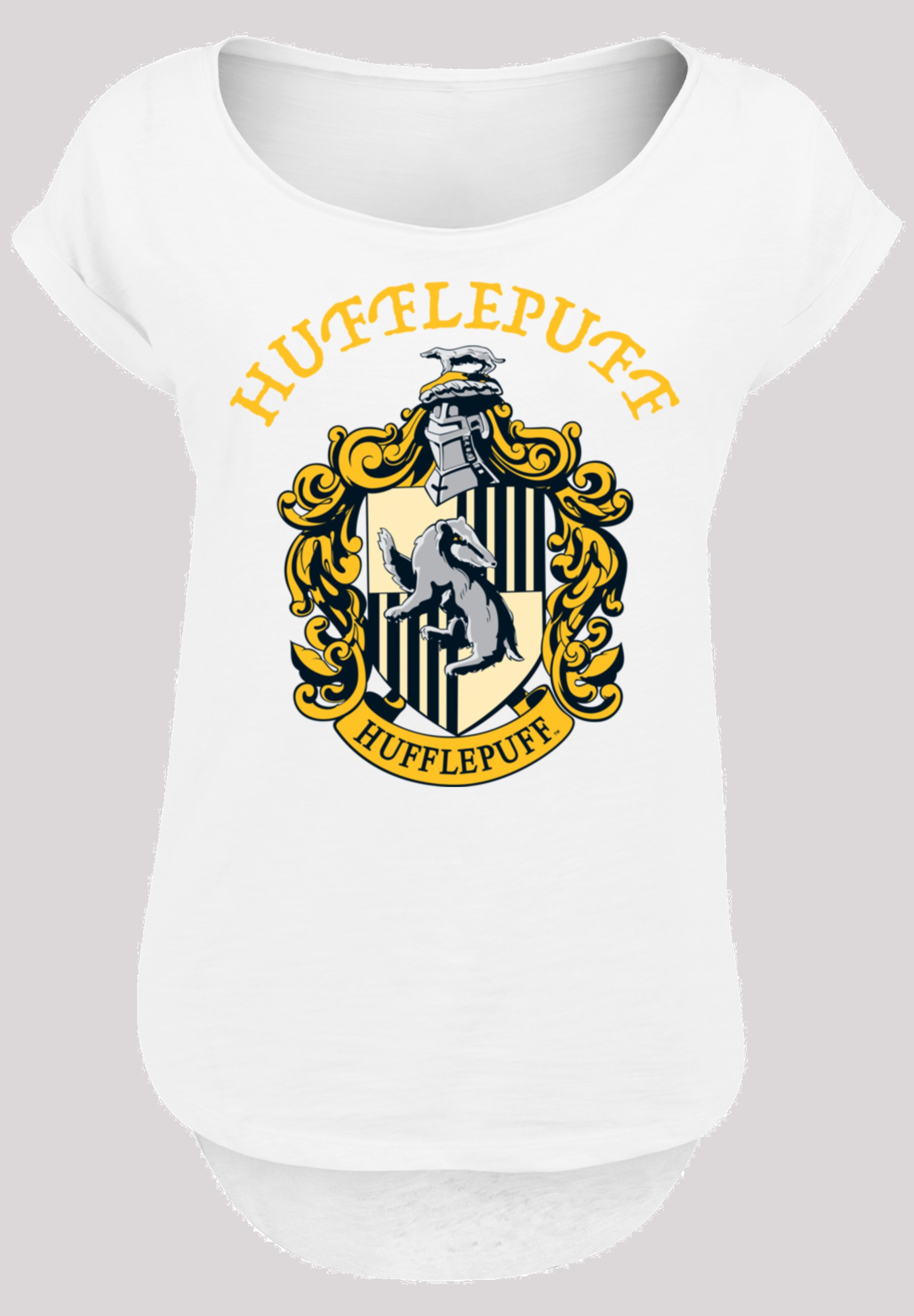 Long F4NT4STIC Harry with | BAUR Potter Kurzarmshirt bestellen Ladies tlg.) Slub »Damen (1 Hufflepuff Tee«, Crest