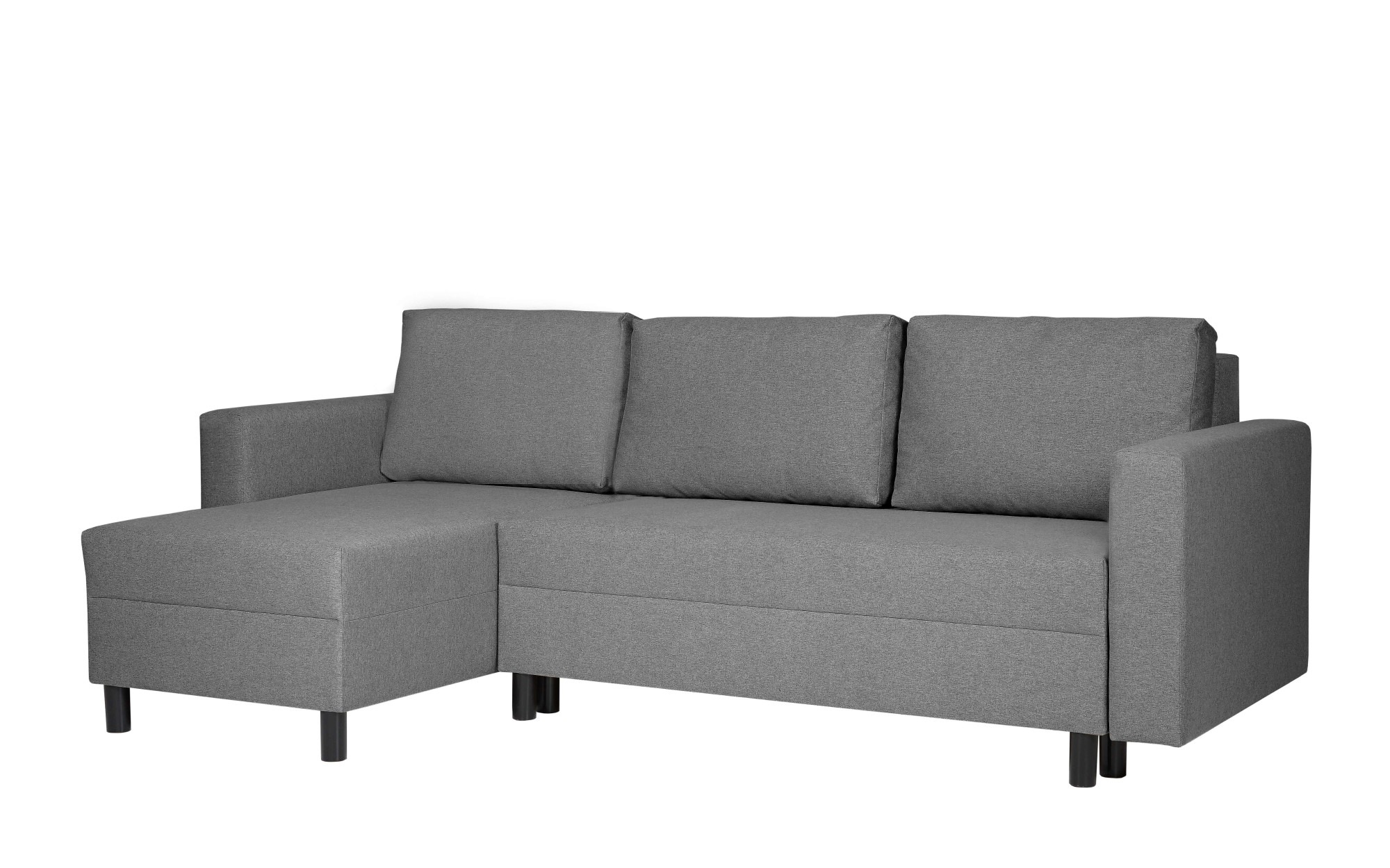 INOSIGN Ecksofa »GLENOE Schlafsofa mit Bettkasten, Recamiere beidseitig montierbar«, L-Form, Maße B/T/H: 230/135/84,5 cm, Velvet & Struktur weich