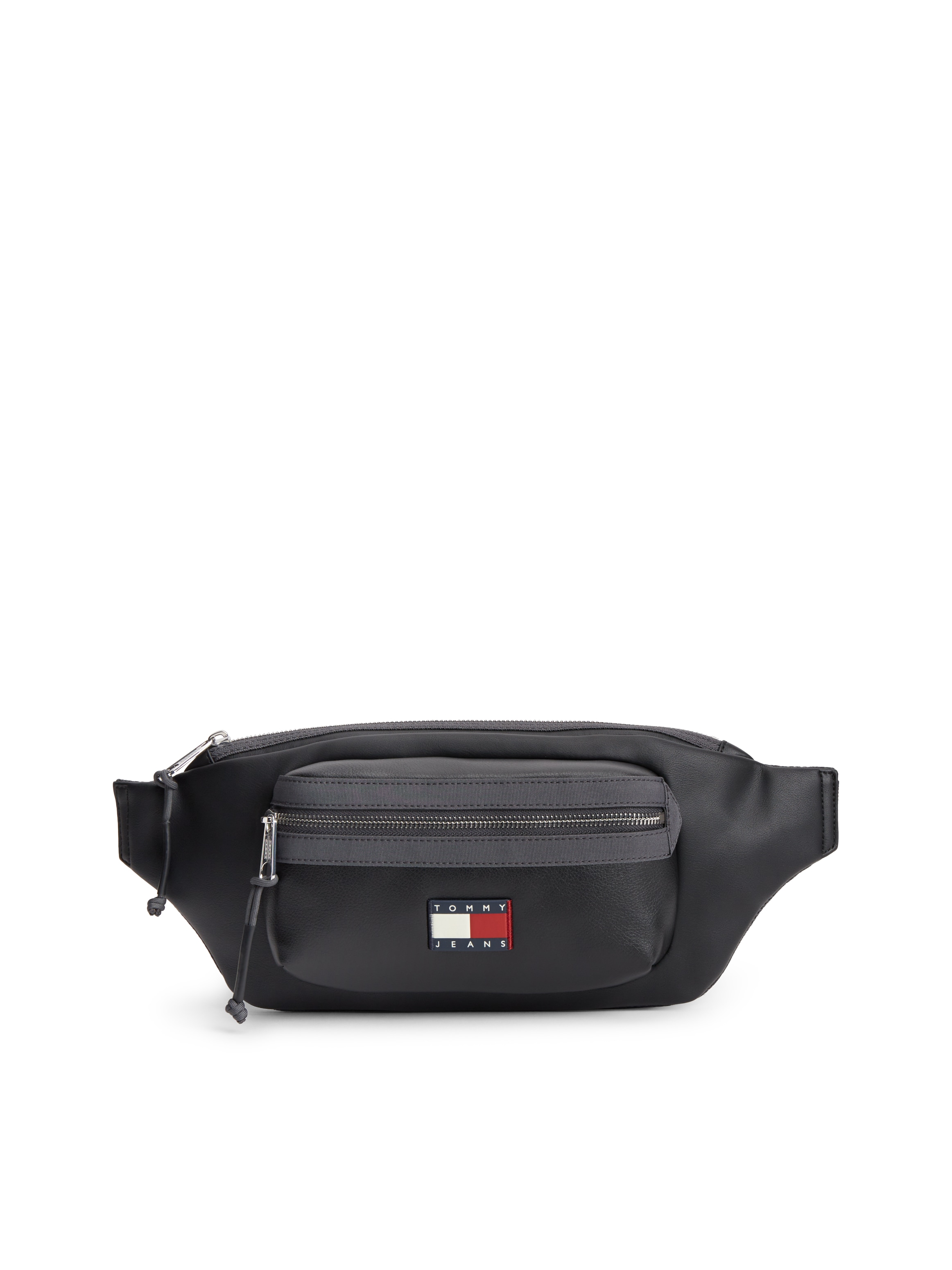 Tommy Jeans Bauchtasche "TJM ELEVATED PU BUMBAG" Unisex Gürteltasche, Crossbody Bag mit Logo-Aufnäher