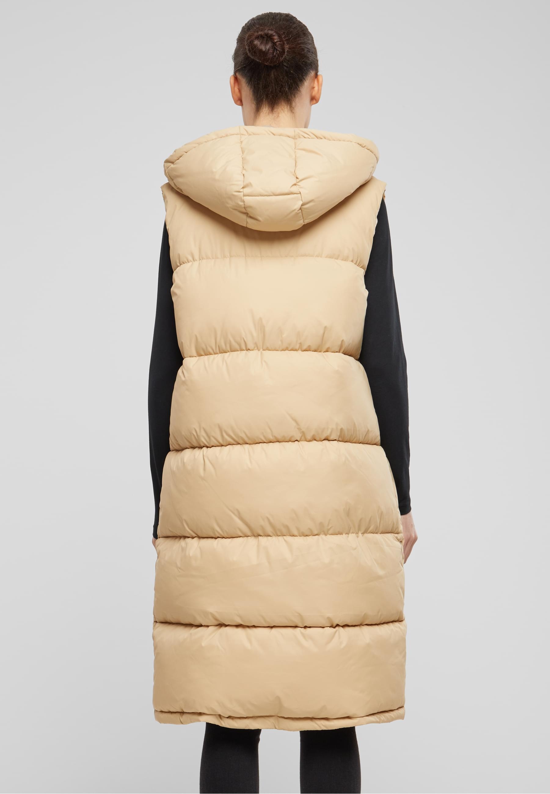 URBAN CLASSICS Steppweste »Urban Classics Ladies Long Hooded Puffer Vest«