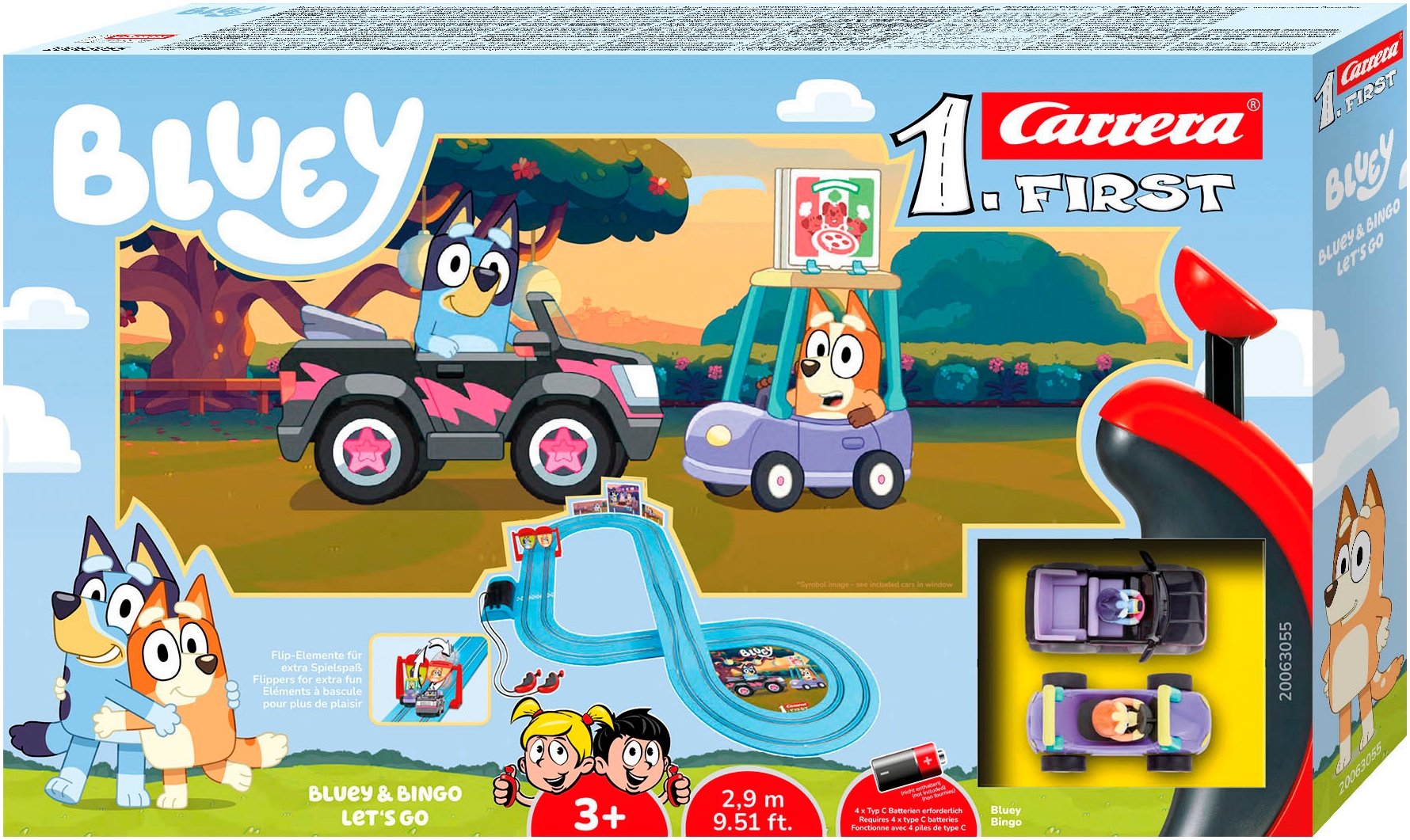 Carrera® Autorennbahn »Carrera First Bluey & Bingo - Lets Go«