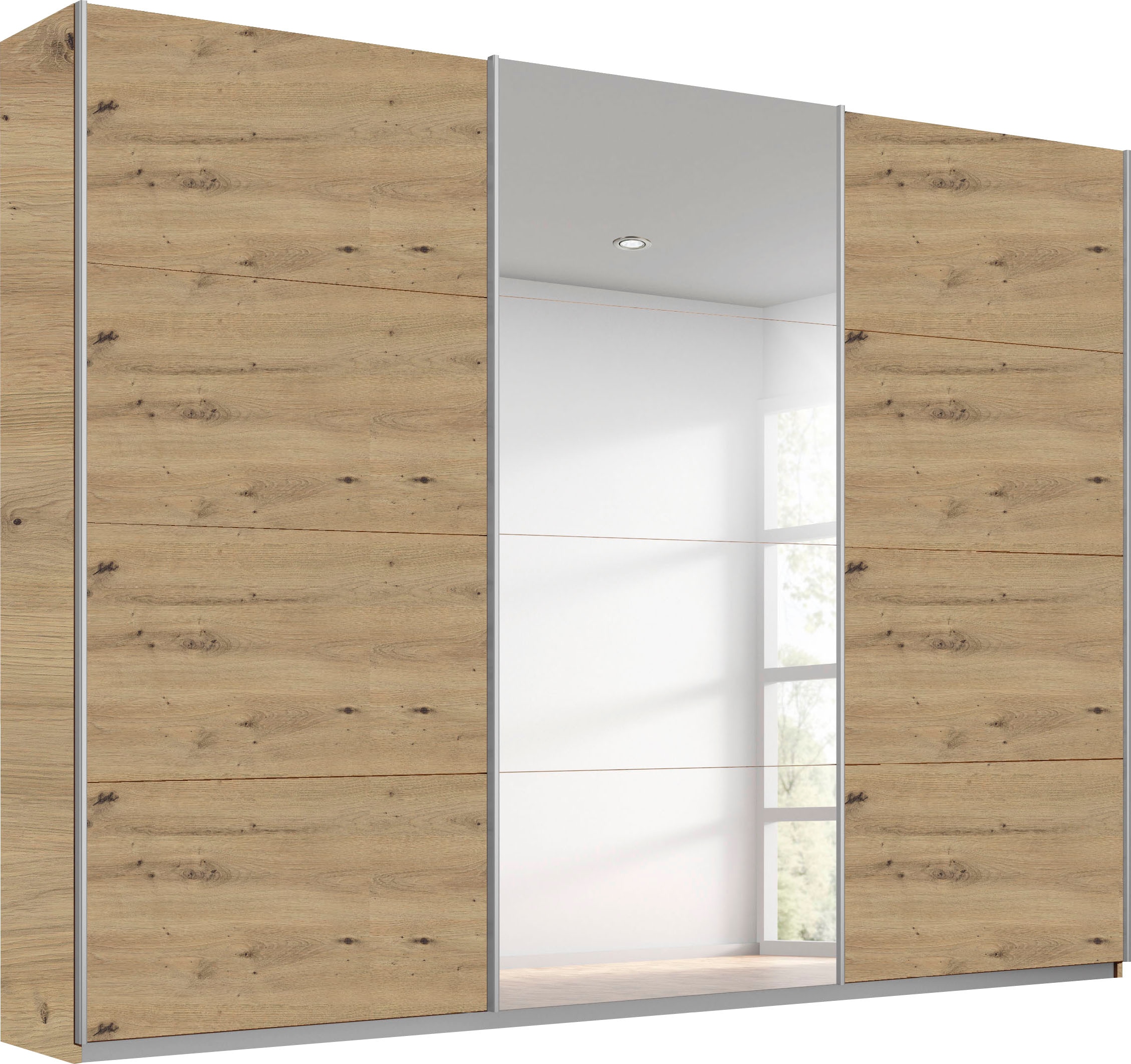 OTTO home 1100000002199 "Mehrzweckschrank Aktenschrank Möbel Mietswohnung Schlafzimmer TOMA" Breiten 203/271/315/360 cm, Höhen 210/229 cm, inkl. Regaleinsatz sowie zusätzlichen Einlegeböden MADE IN GERMANY