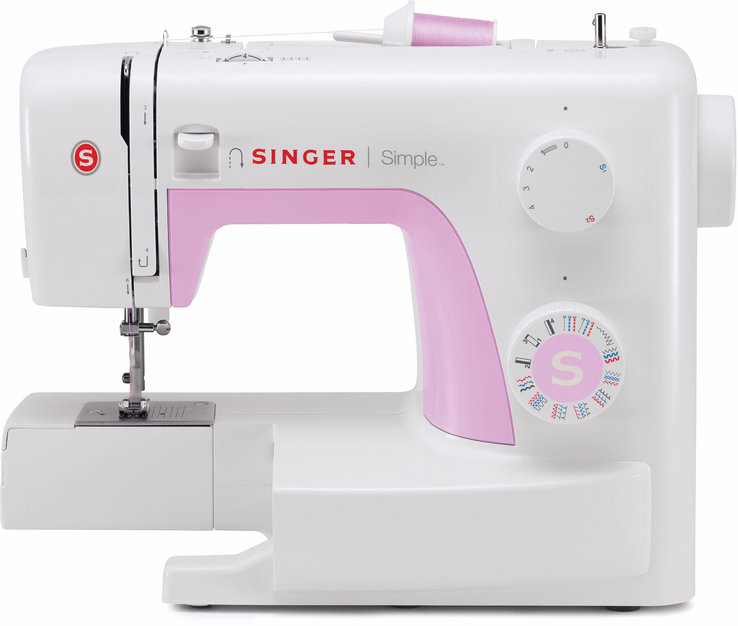 Singer Nähmaschine »Simple 3223«, 23 Programme, 23 Stiche online bestellen  | BAUR