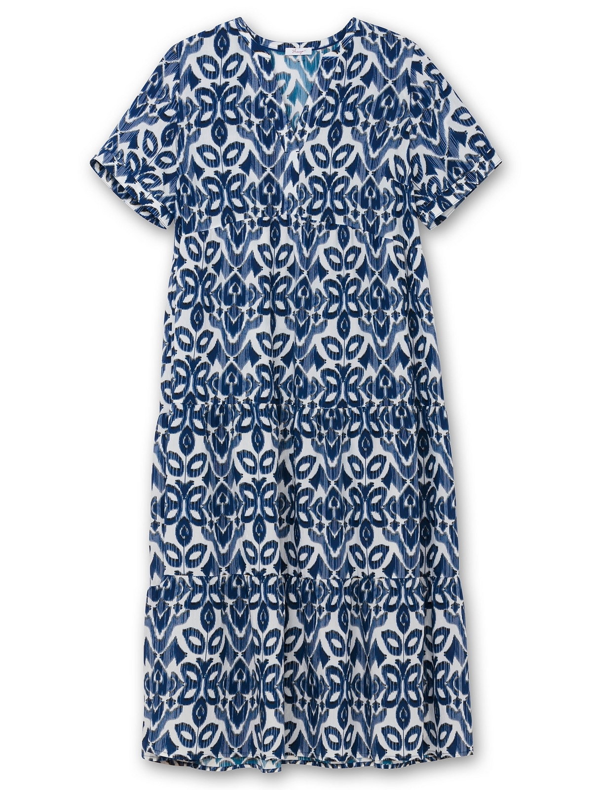 Sheego Sommerkleid »Große Größen«, mit Ornamentdruck und Stufenrock