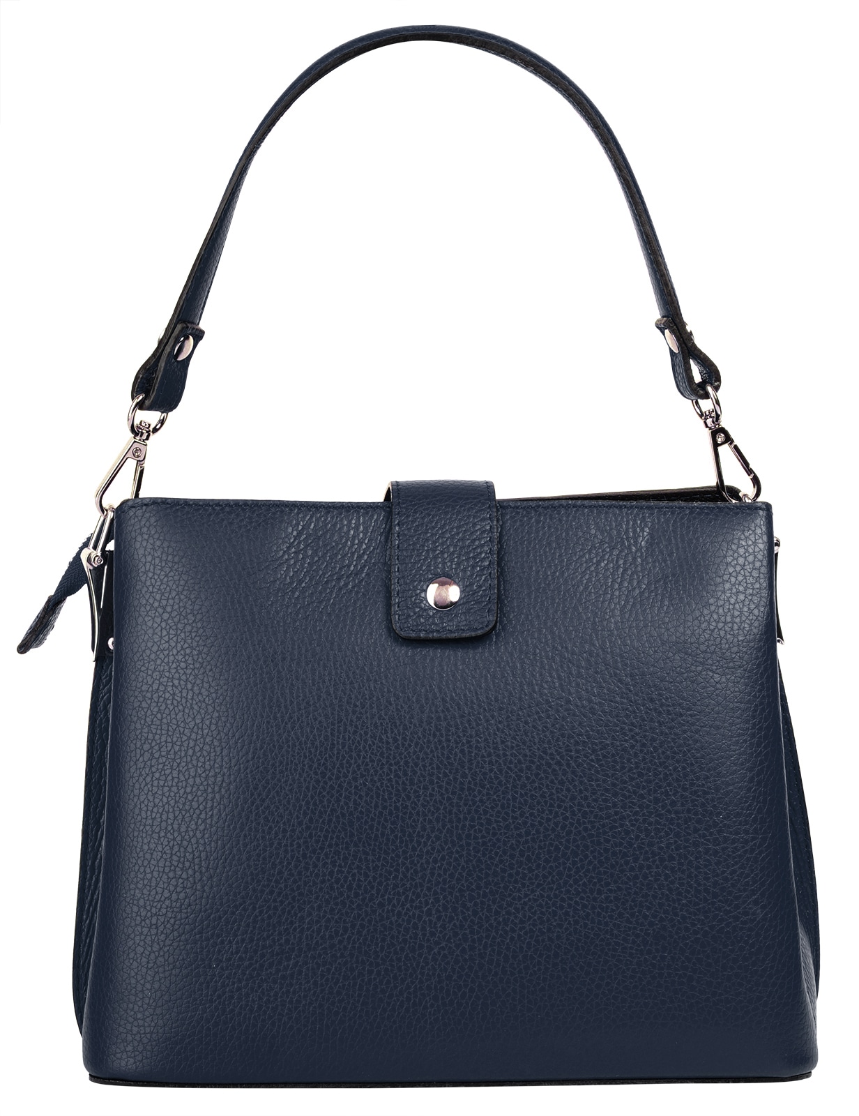 Cluty Henkeltasche, echt Leder, Made in Italy
