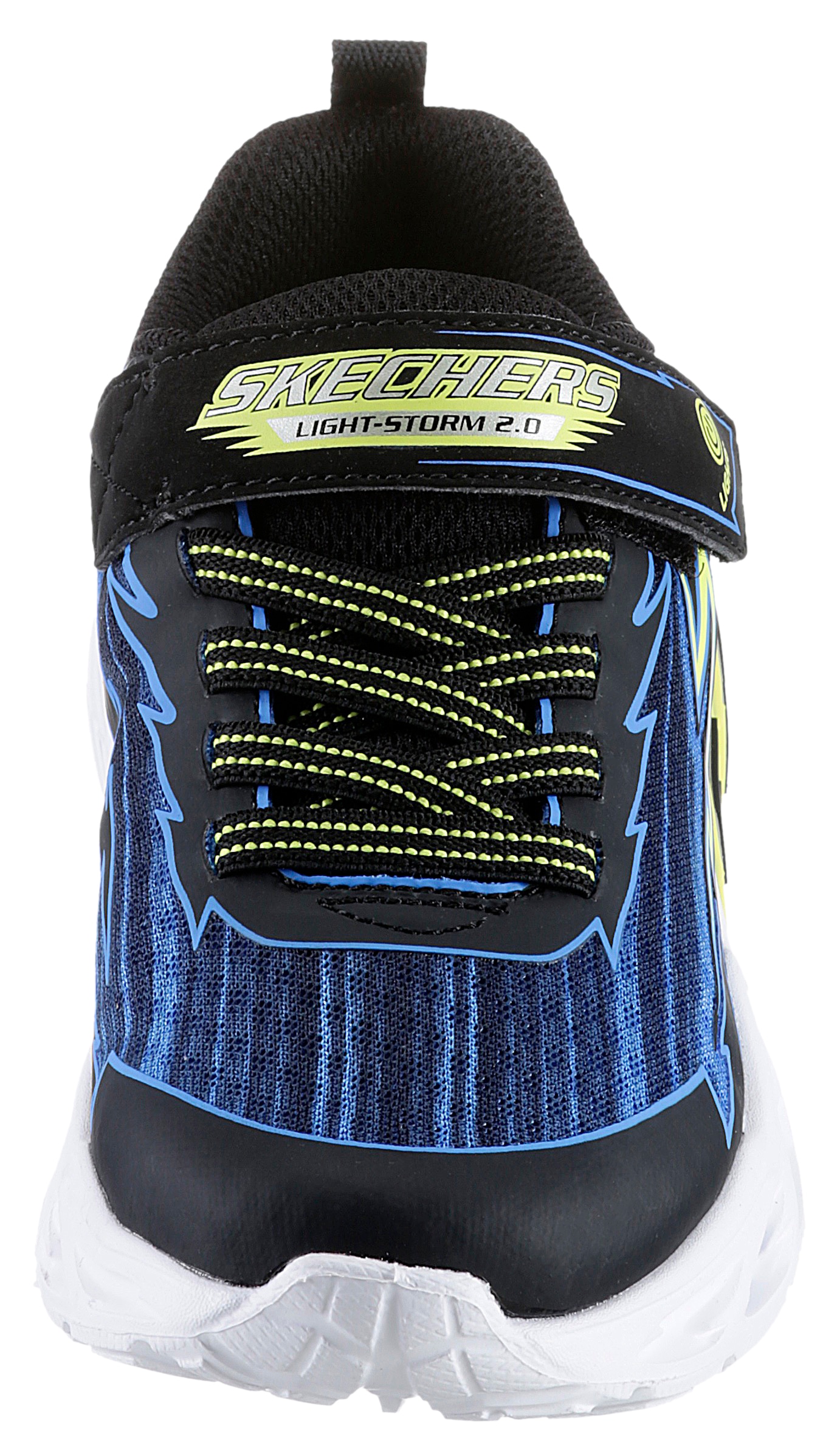 Skechers Sneaker »S-Lights: Light Storm 2.0 - Bolt-Brights«, Blinkschuh, LED Schuh, Klettschuh mit blinkender Sohle