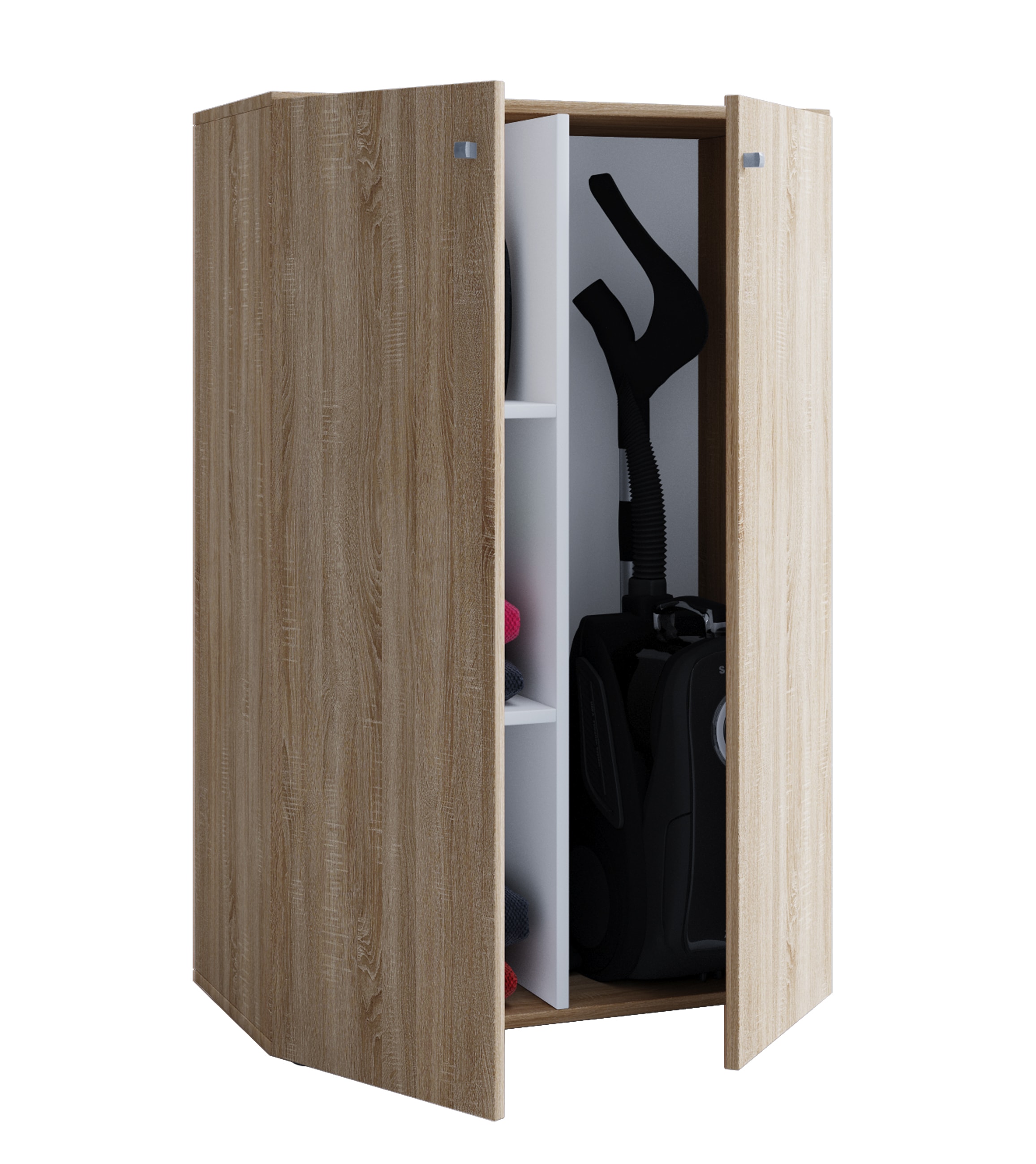 VCM Mehrzweckschrank »VCM Holz Besenschrank | 4 Fächer | Haushaltsschrank | Maße: B. 70 x...