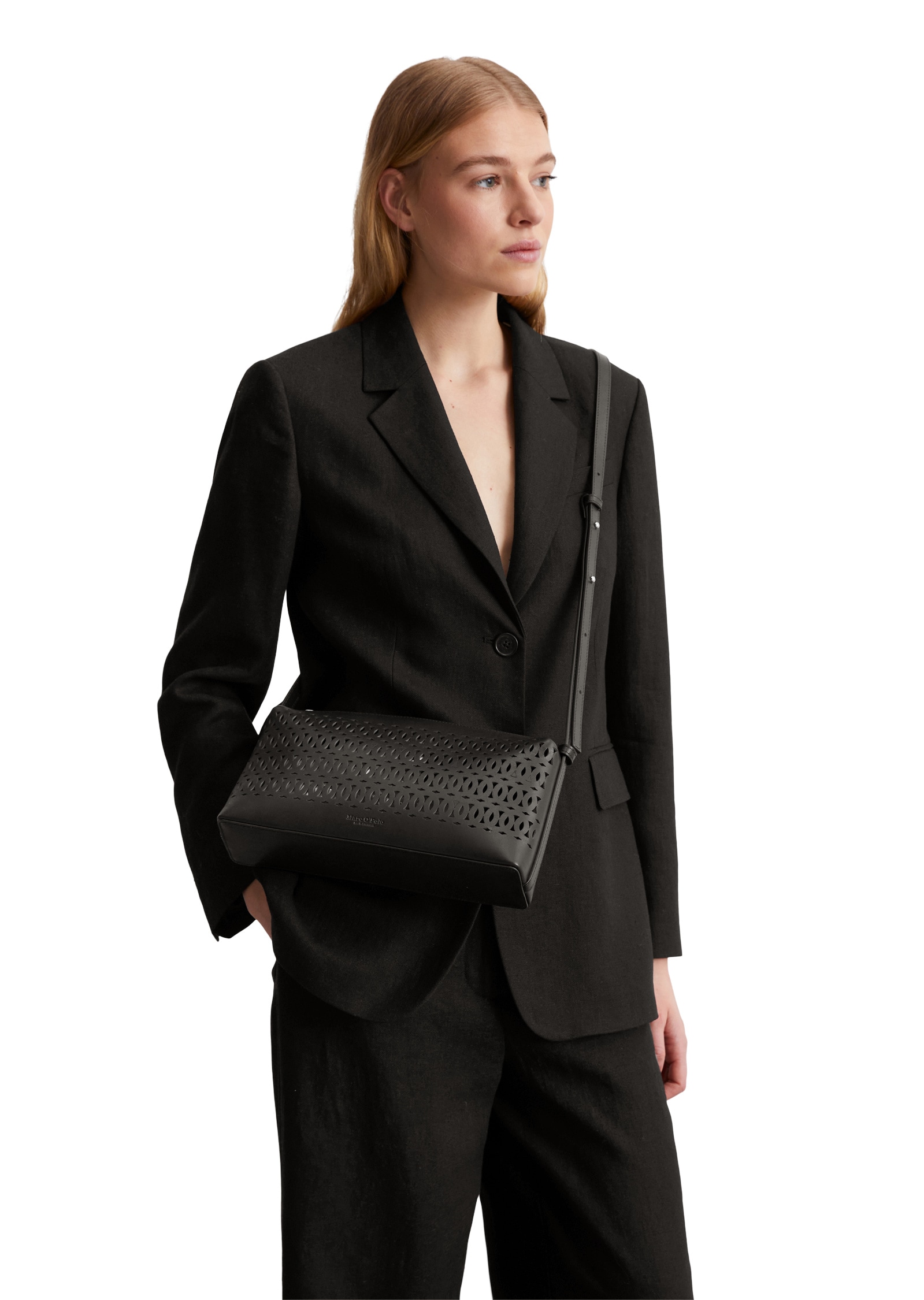 Marc O'Polo Umhängetasche »aus edlem Rindleder«