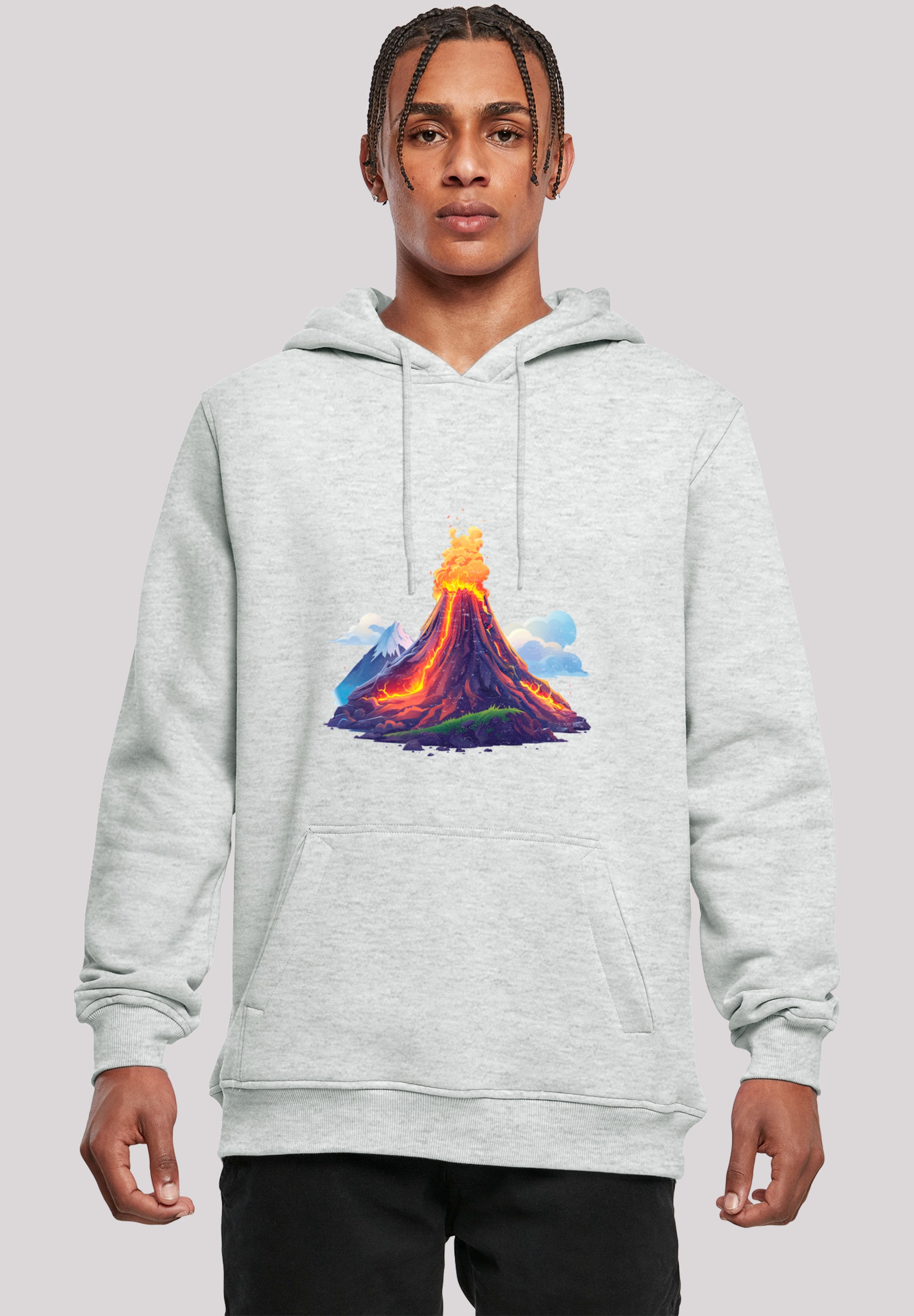 F4NT4STIC Kapuzenpullover "Vulkanausbruch", Premium Qualität günstig online kaufen