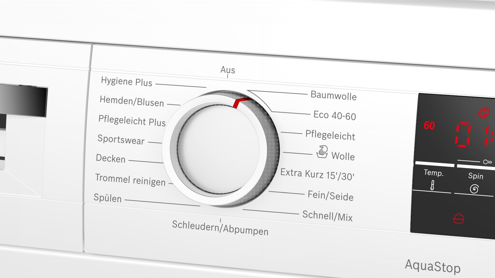 BOSCH Waschmaschine Serie 6 »WUU28T48« 8 kg 1400 U/min unterbaufähig,Speed Perfect, Hygiene Plus, großes LED-Display