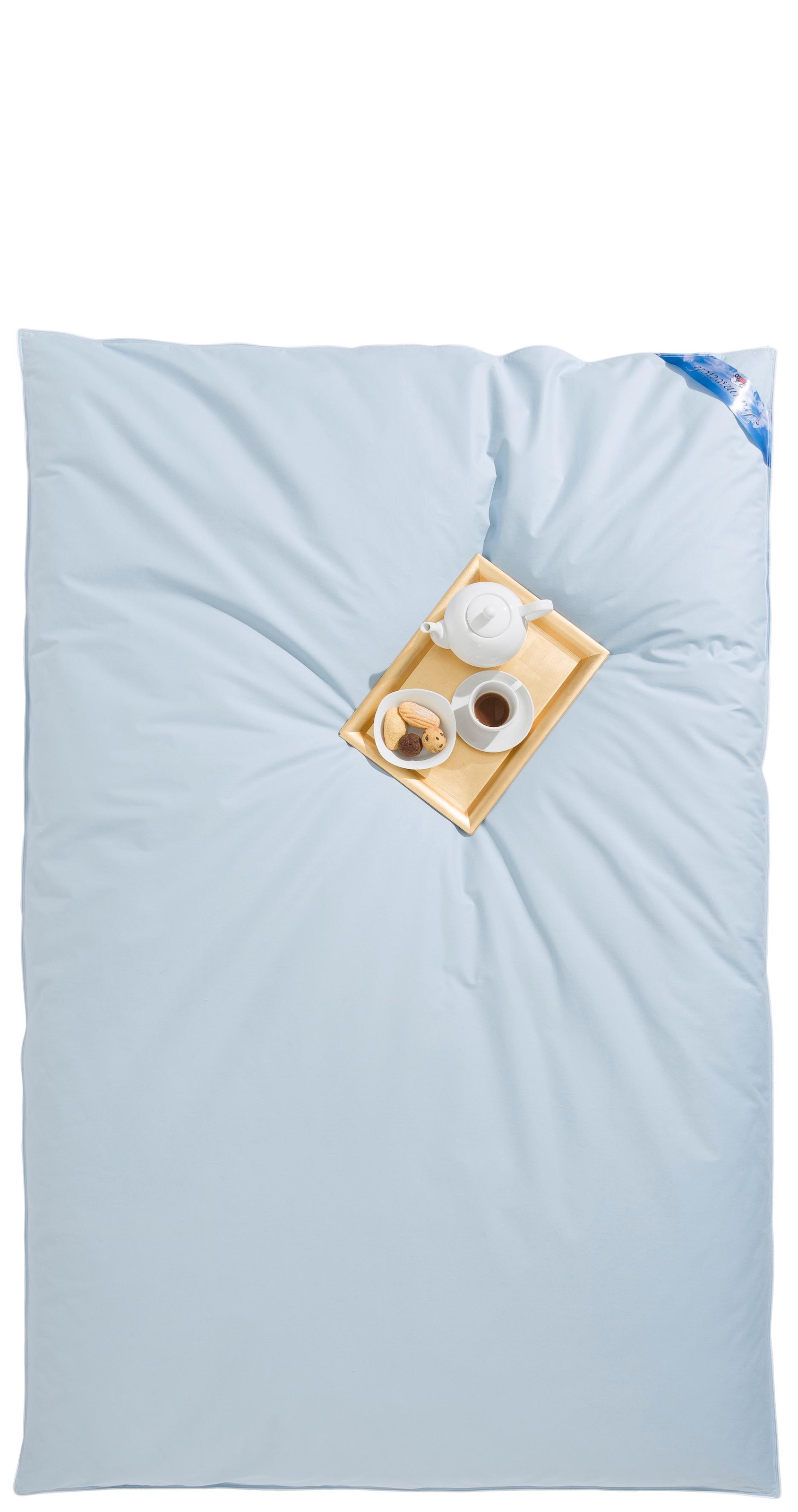 RIBECO Federbettdecke "Leon, Ballonbettdecke Leon, 135x200 & 155x220 cm" ex günstig online kaufen