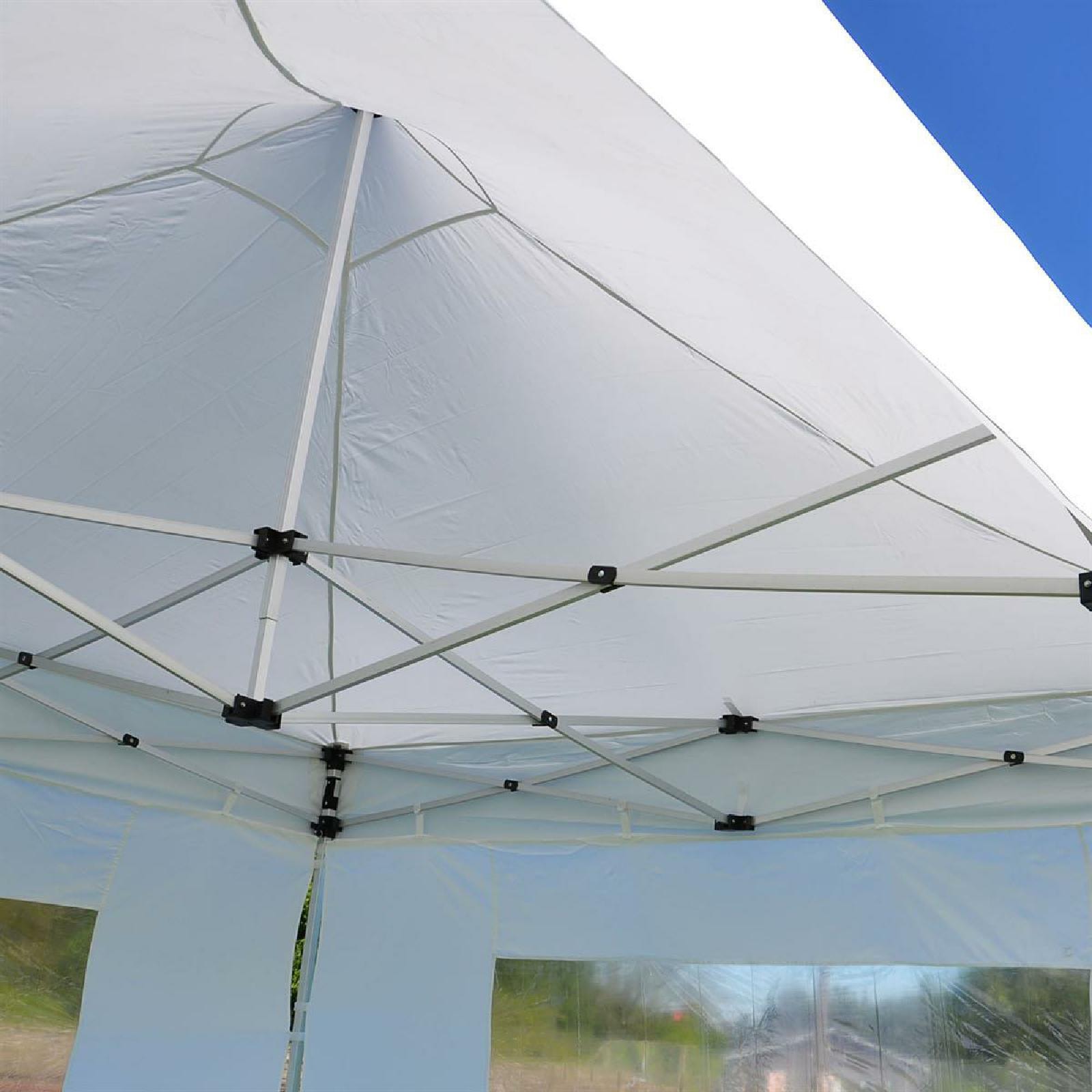 VCM Pavillon »Falt Pavillon 3x3m weiß+2 Seitenteile«