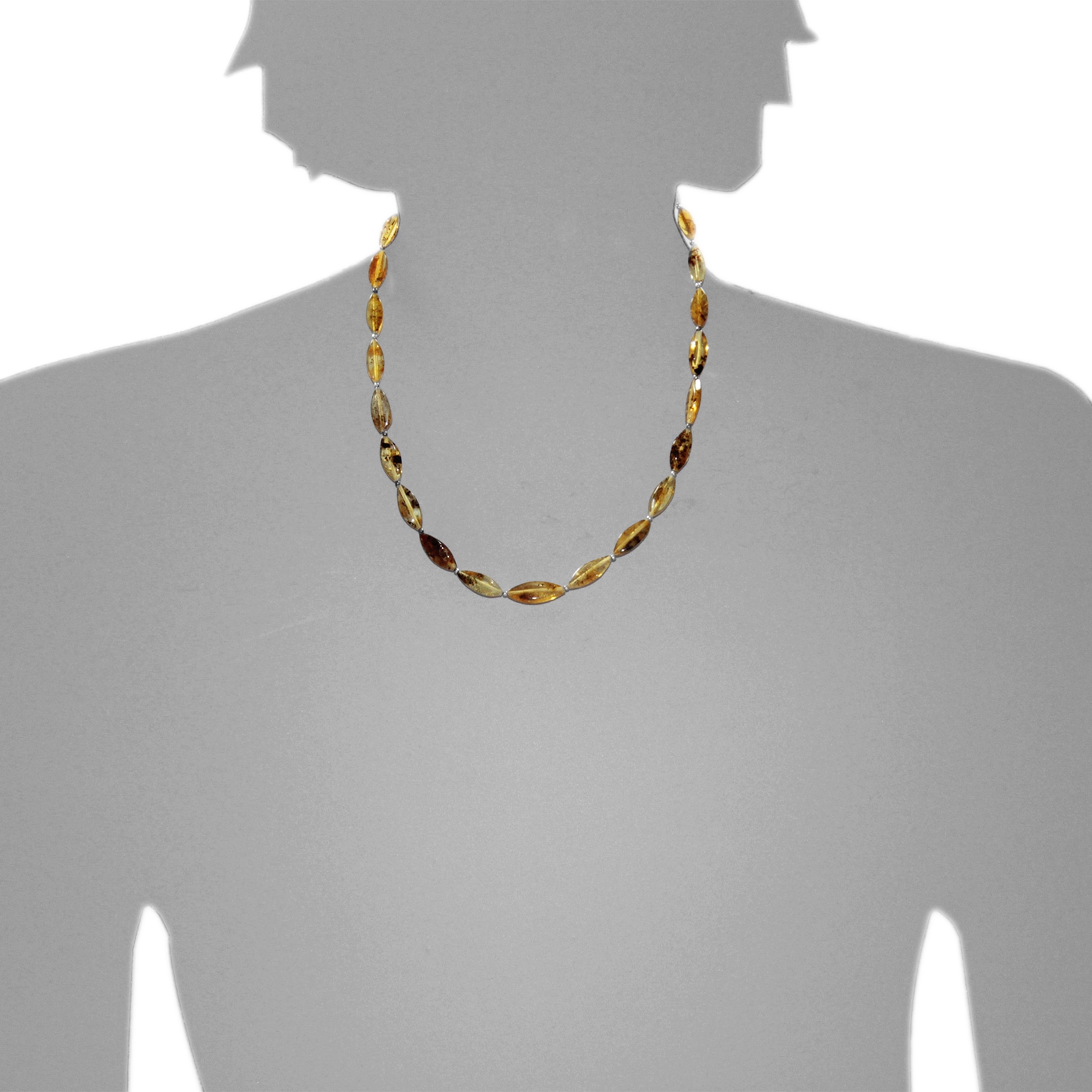 OSTSEE-SCHMUCK Kette ohne Anhänger »- Tasja - Bernstein - ,«