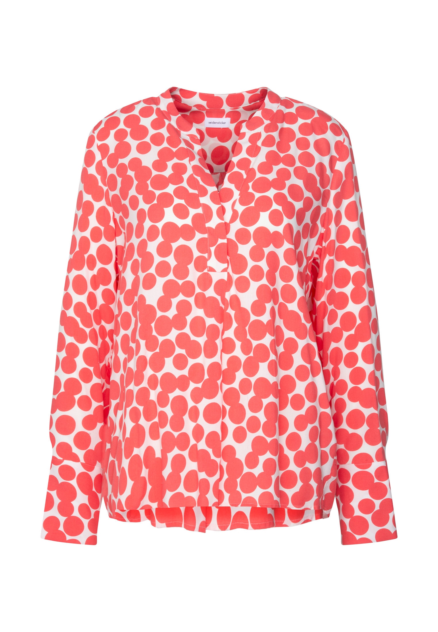 seidensticker Klassische Bluse »Schwarze Rose«, Tunika Punkte