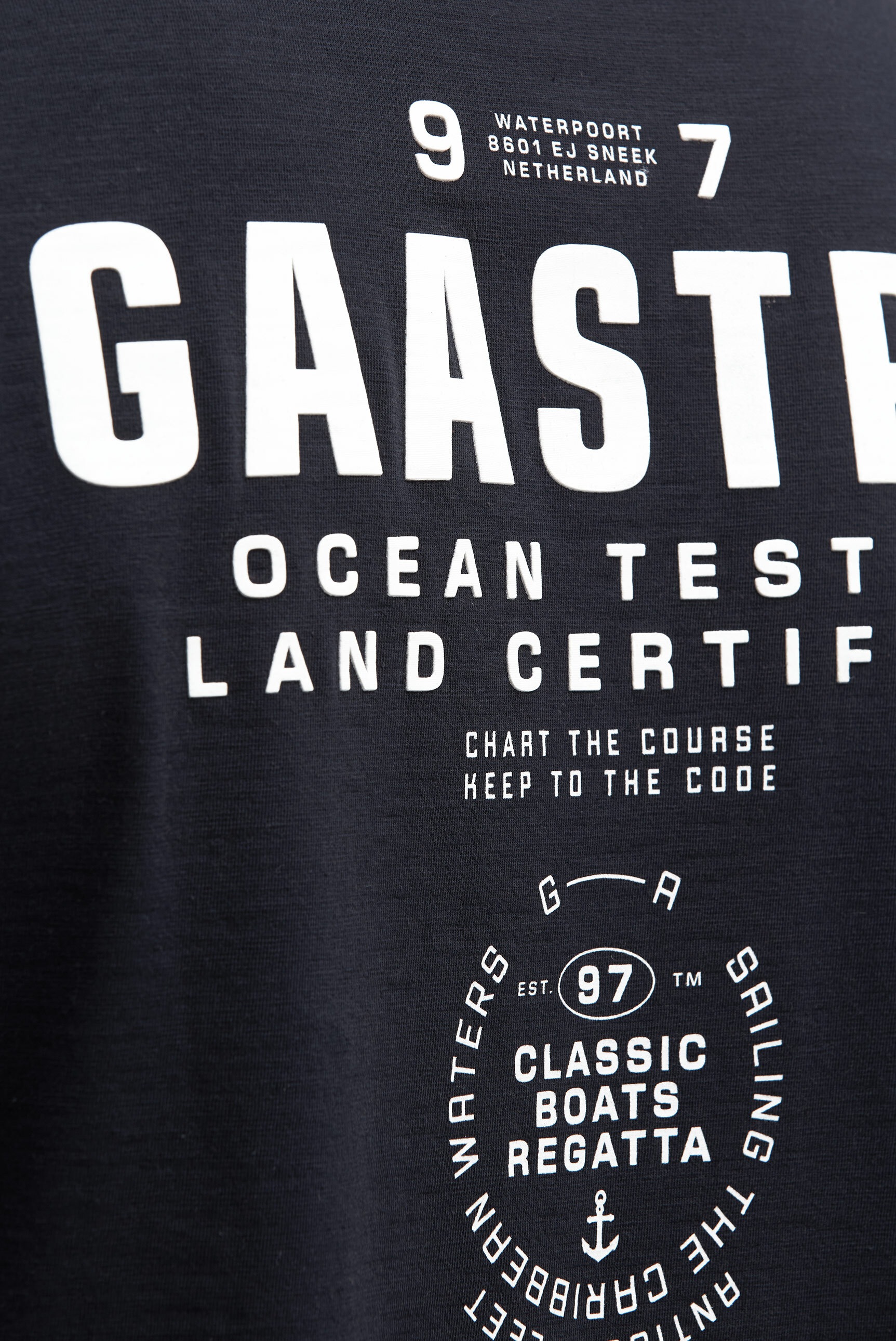 Gaastra Rundhalsshirt mit Kontrastnähten