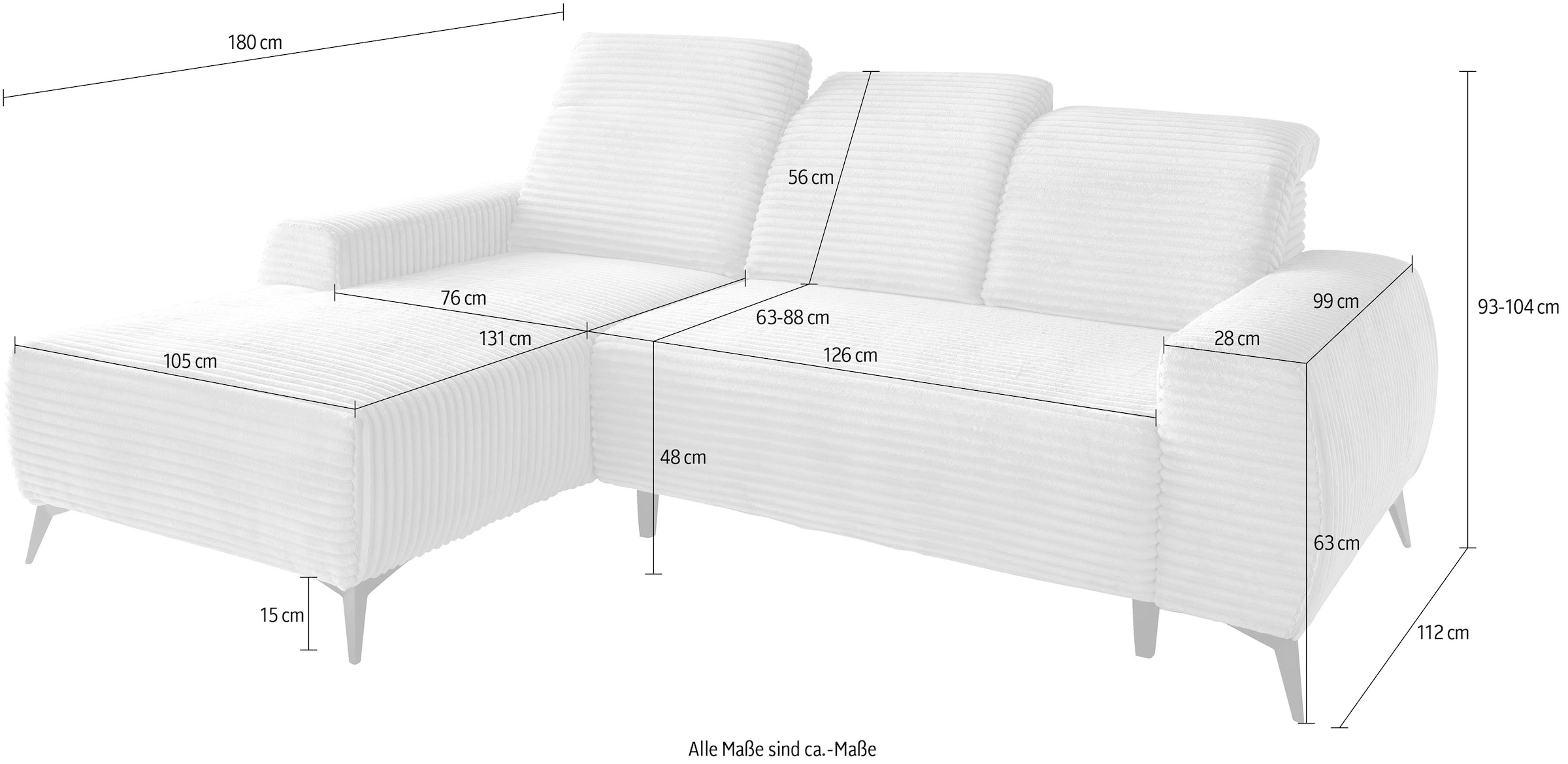 INOSIGN Ecksofa »Lioni«