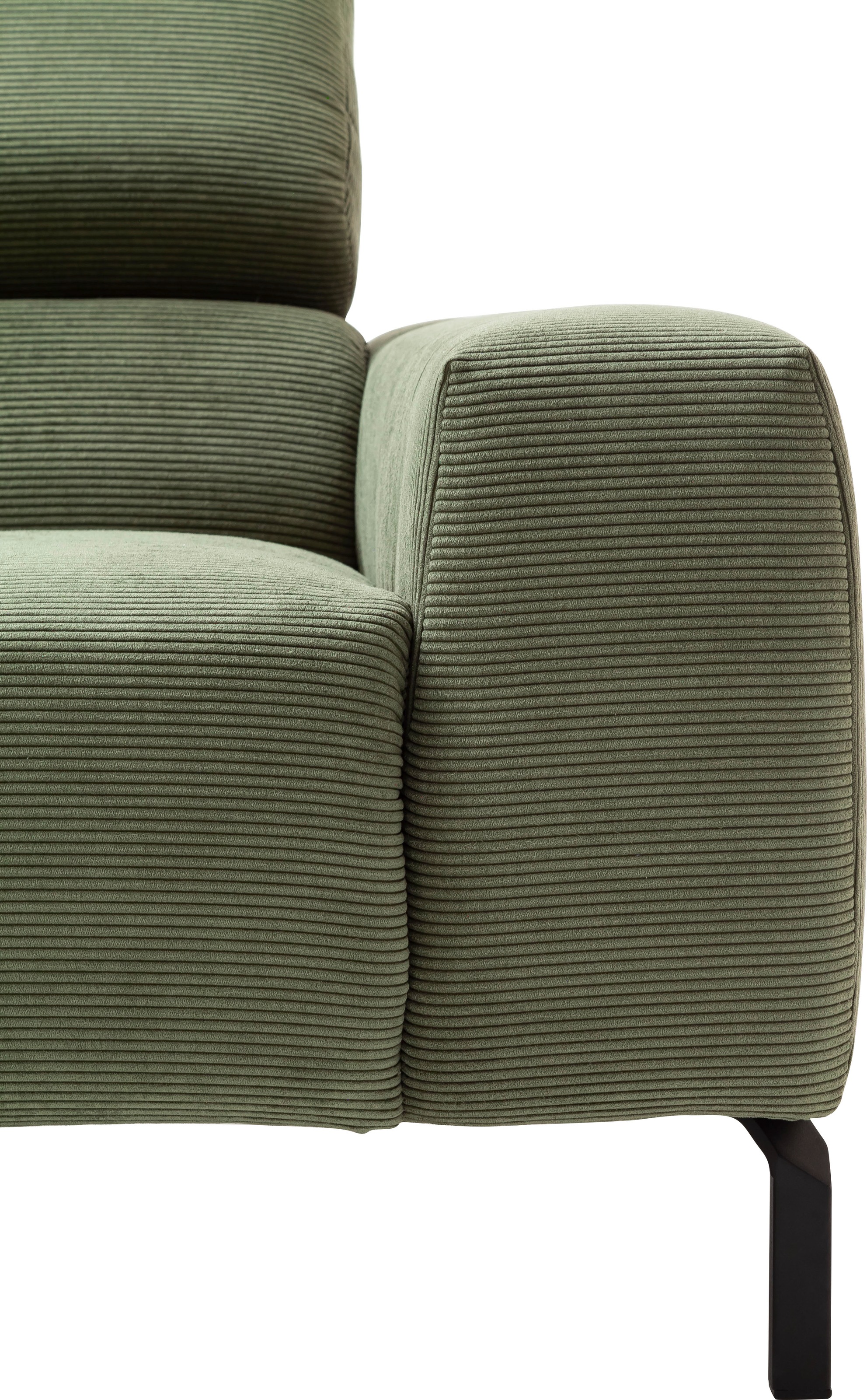 Places of Style Ecksofa »Cleveland, L-Form, incl. Kopfteilverstellung, Breite 276 cm«, wahlweise elektrischer Sitzvorzug