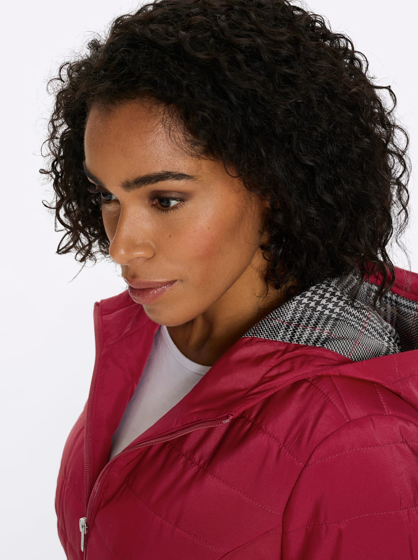 Classic Basics Steppjacke mit Kapuze