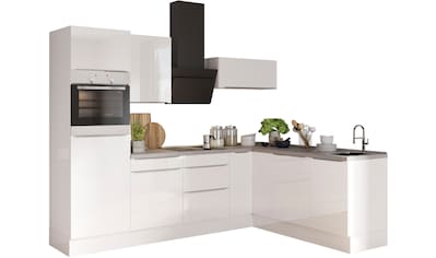 OPTIFIT Winkelküche »Aken«, mit E-Geräten, Stellbreite 200 x 270 cm kaufen