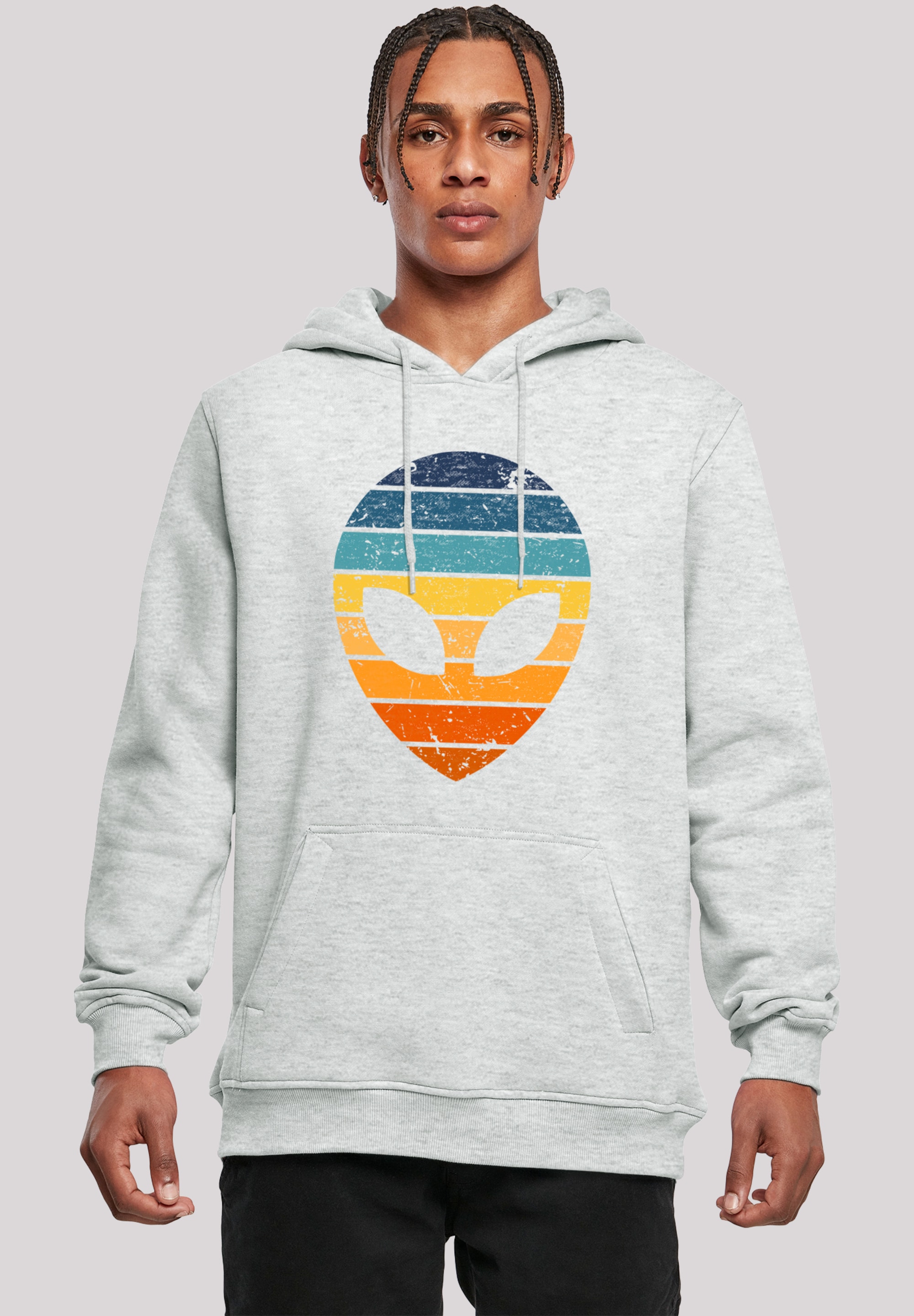 F4NT4STIC Kapuzenpullover "Alien Sonnenuntergang Retro" Premium Qualität günstig online kaufen