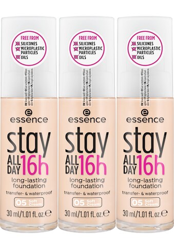 Essence Foundation »stay ALL DAY 16h long-lasting«, (Set, 3 tlg.) kaufen