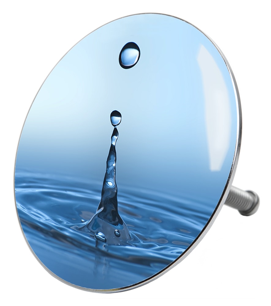 Sanilo Badaccessoire-Set »Wassertropfen« bestehend aus WC-Sitz, Badteppich, Stöpsel, Seifenspender, WC-Bürste