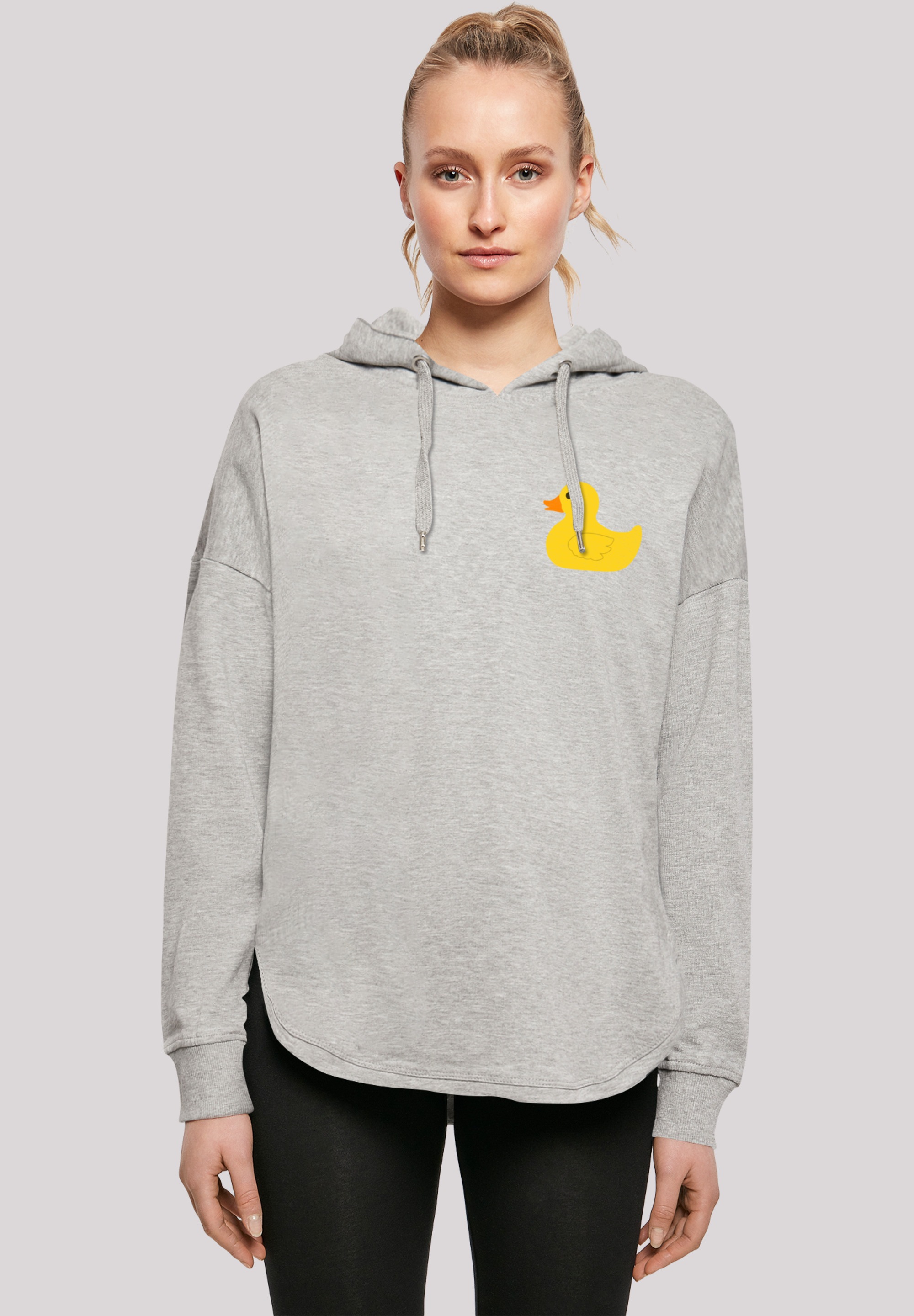 F4NT4STIC Kapuzenpullover "Yellow Rubber Duck OVERSIZE HOODIE", Print