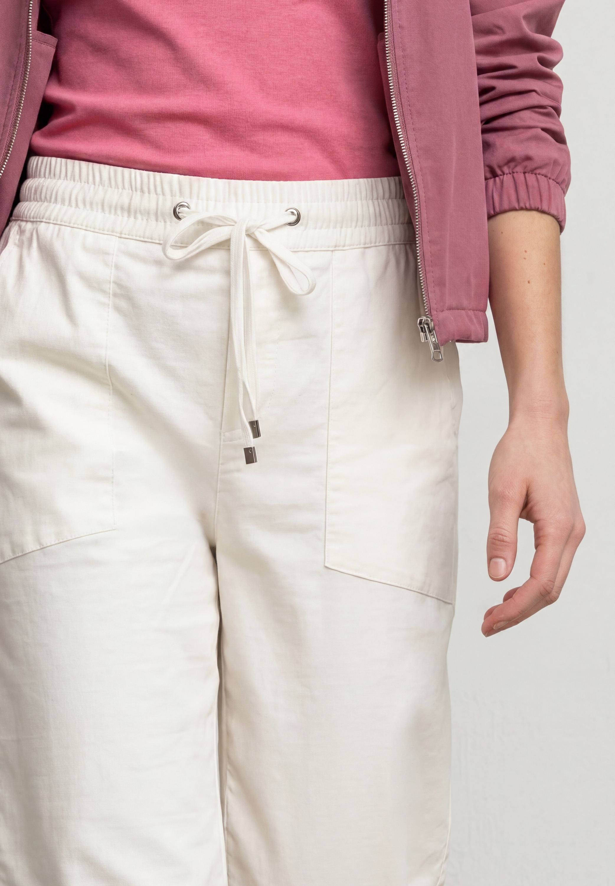 STREET ONE Stoffhose »Style Amalia«  Sommerhose mit elastischem Bund und Tunnelzug