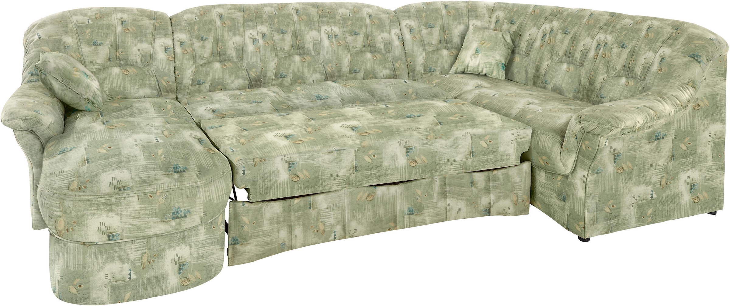 DOMO collection Wohnlandschaft »Bahia mit viel Platz, zeitloses Design, U-Form«, wahlweise mit Bettfunktion
